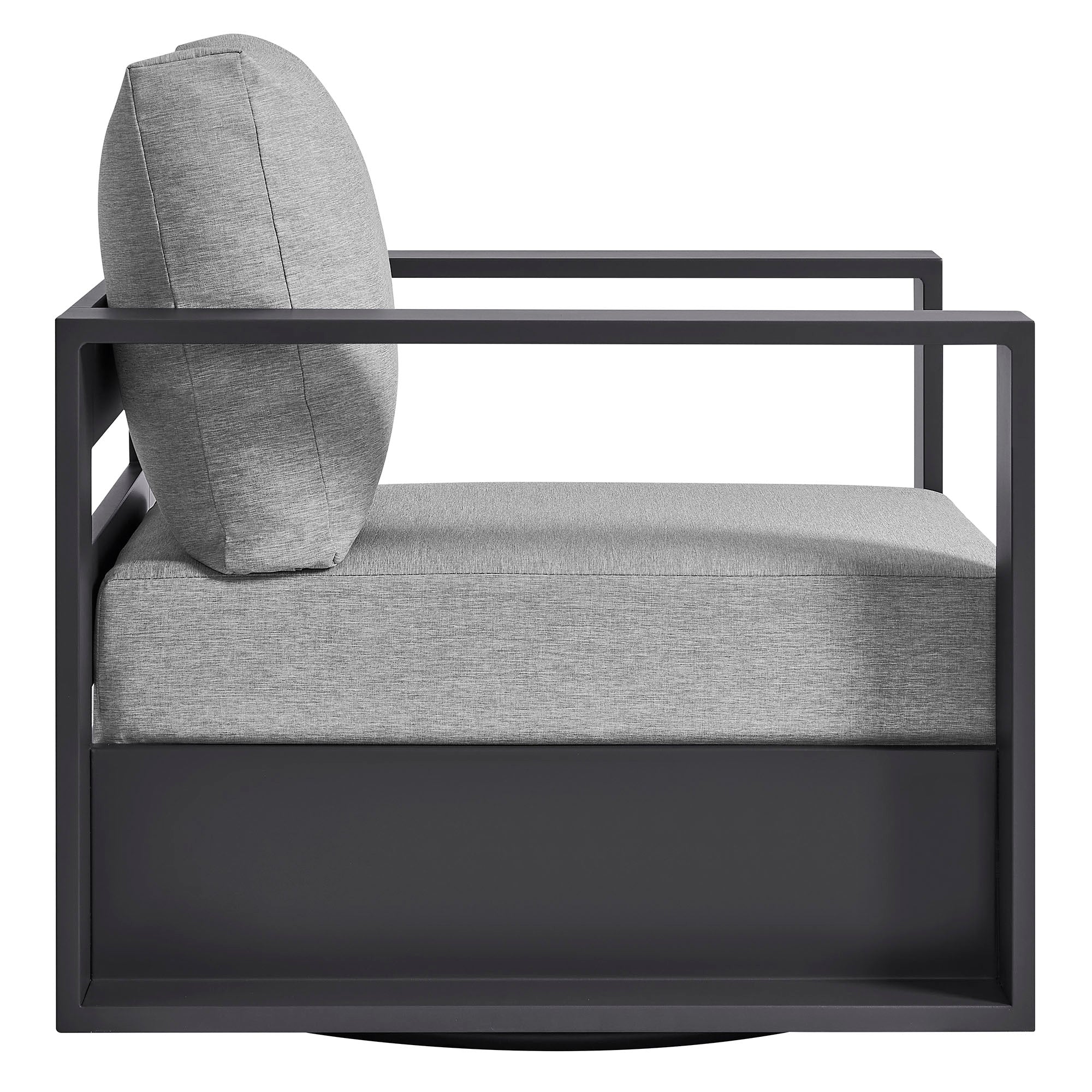 Modway EEI-7728 Tahoe Outdoor Patio Powder-Coated Aluminum Swivel Armchair