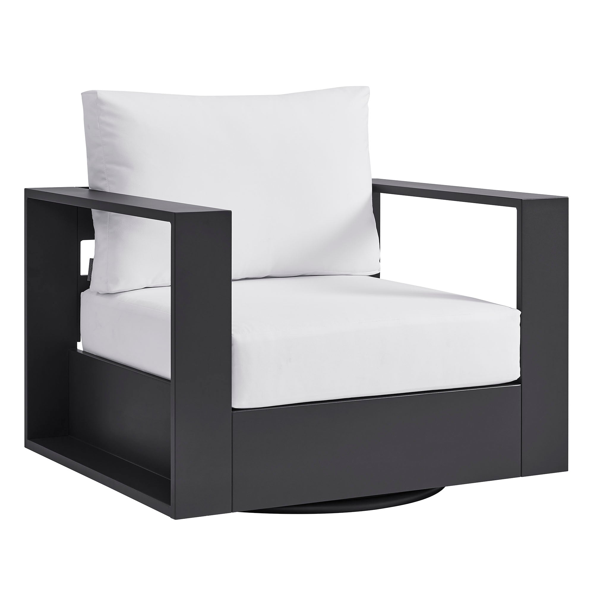 Modway EEI-7728 Tahoe Outdoor Patio Powder-Coated Aluminum Swivel Armchair