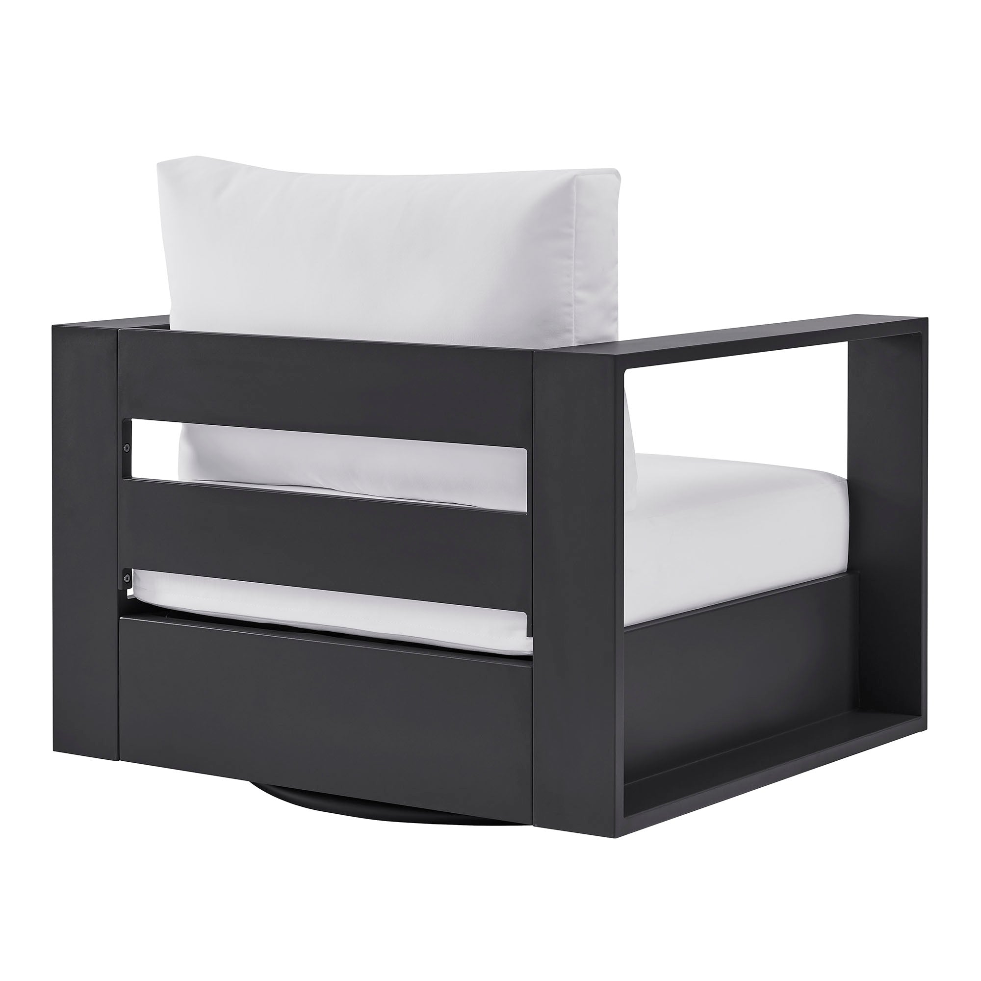Modway EEI-7728 Tahoe Outdoor Patio Powder-Coated Aluminum Swivel Armchair