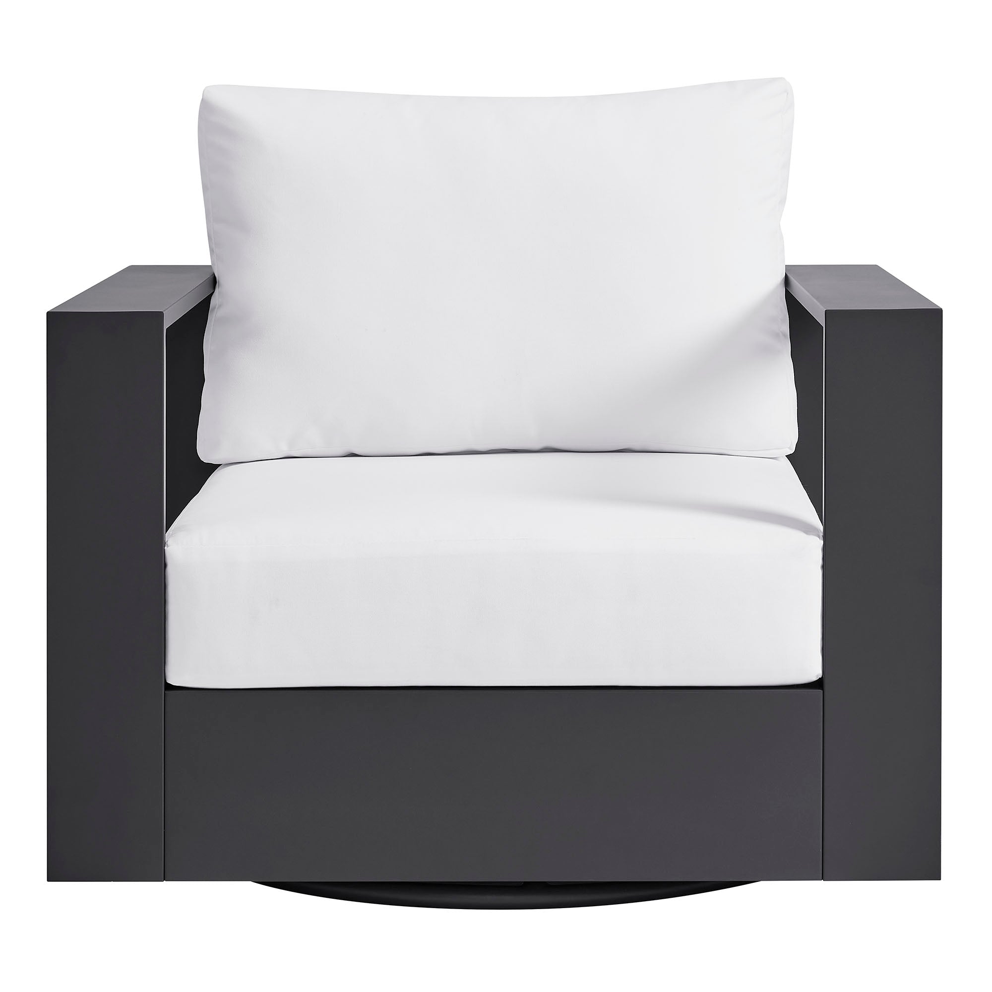 Modway EEI-7728 Tahoe Outdoor Patio Powder-Coated Aluminum Swivel Armchair
