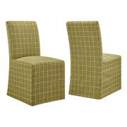 Modway Aster Linen Cotton Blend Slipcovered Dining Chairs Set of 2 EEI-7761