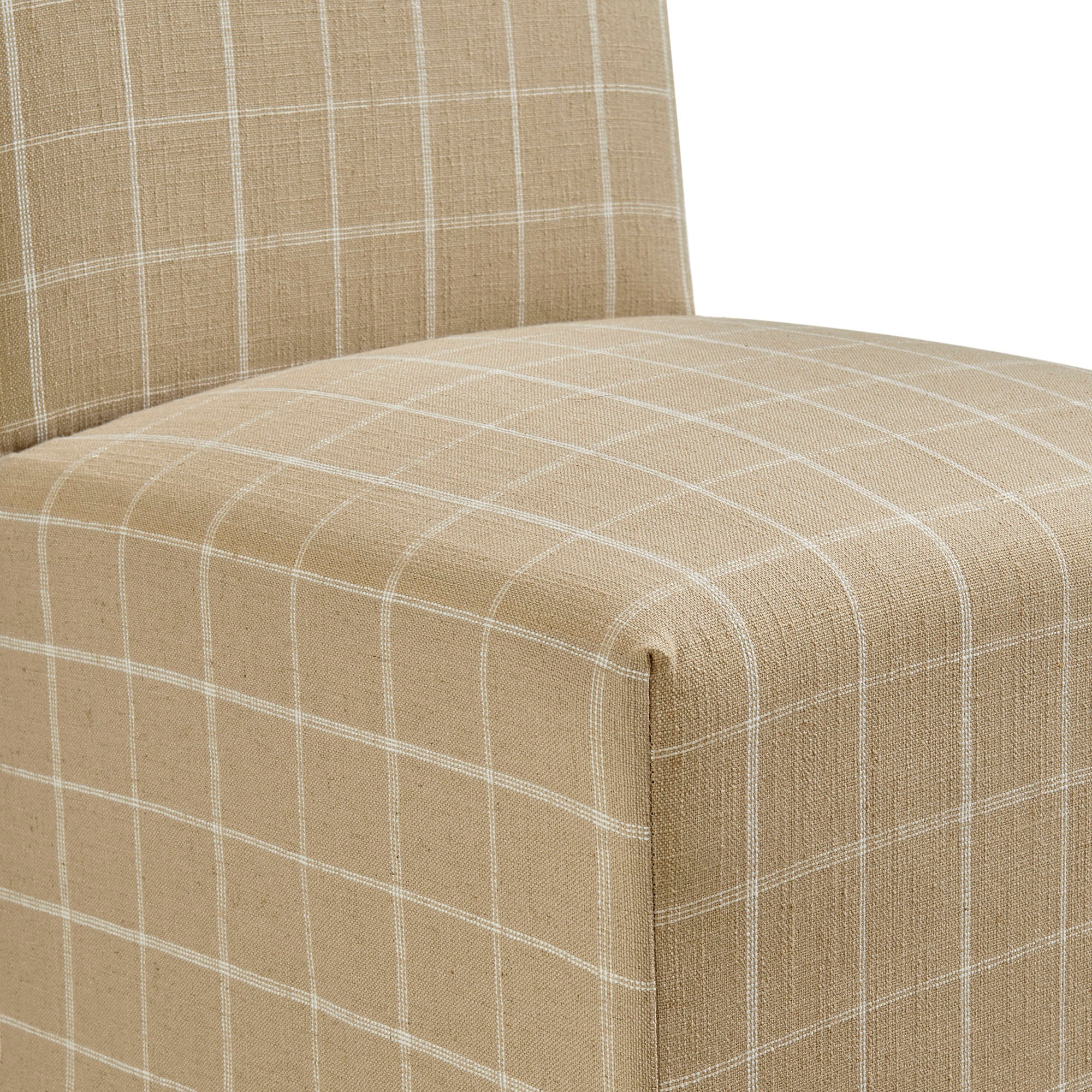 Modway Aster Linen Cotton Blend Slipcovered Dining Chairs Set of 2 EEI-7761