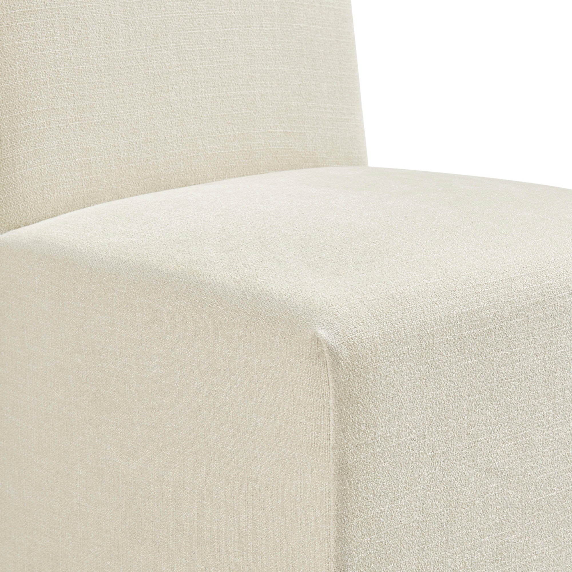 Modway Aster Slub Weave Fabric Slipcovered Dining Chairs Set of 2 EEI-7762