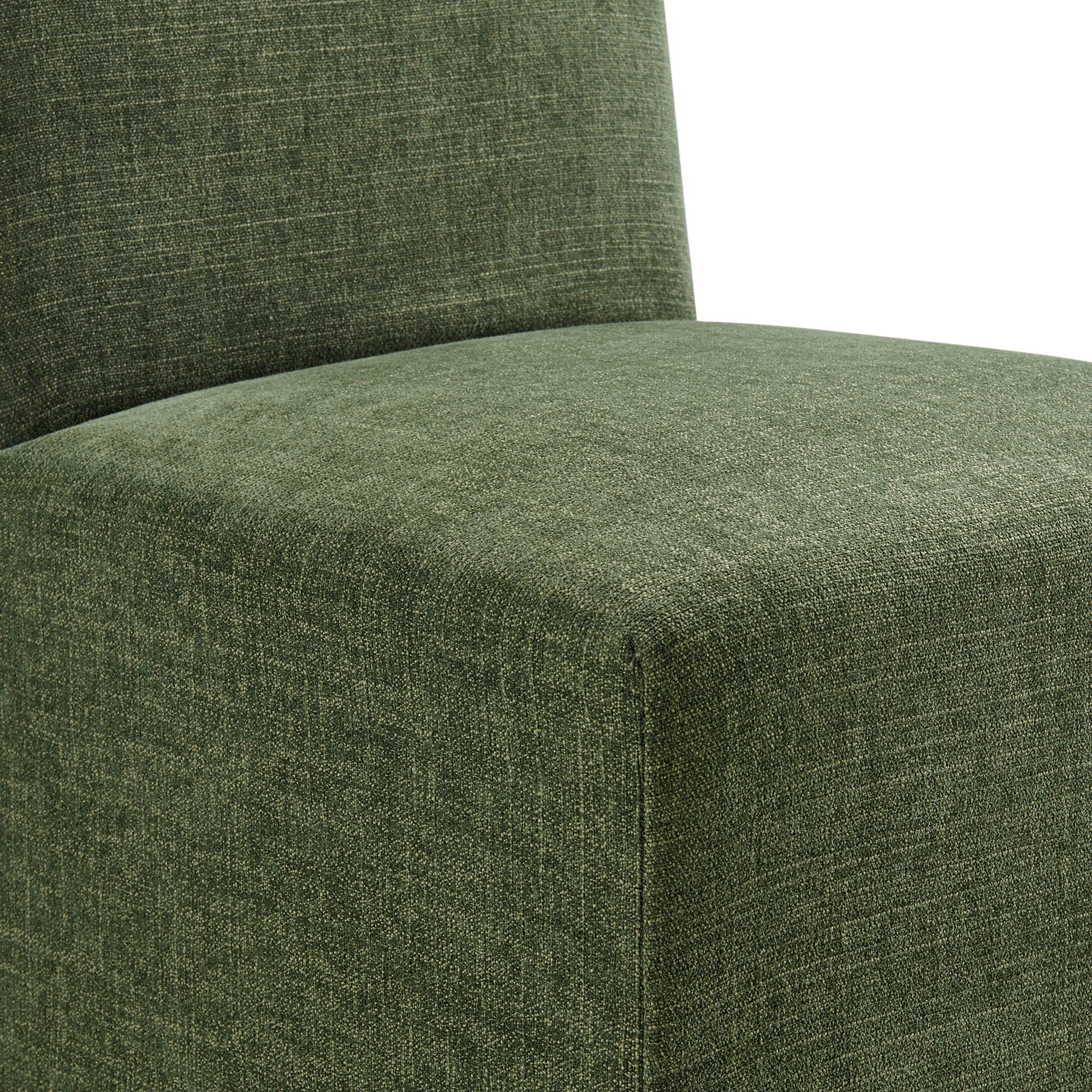 Modway Aster Slub Weave Fabric Slipcovered Dining Chairs Set of 2 EEI-7762
