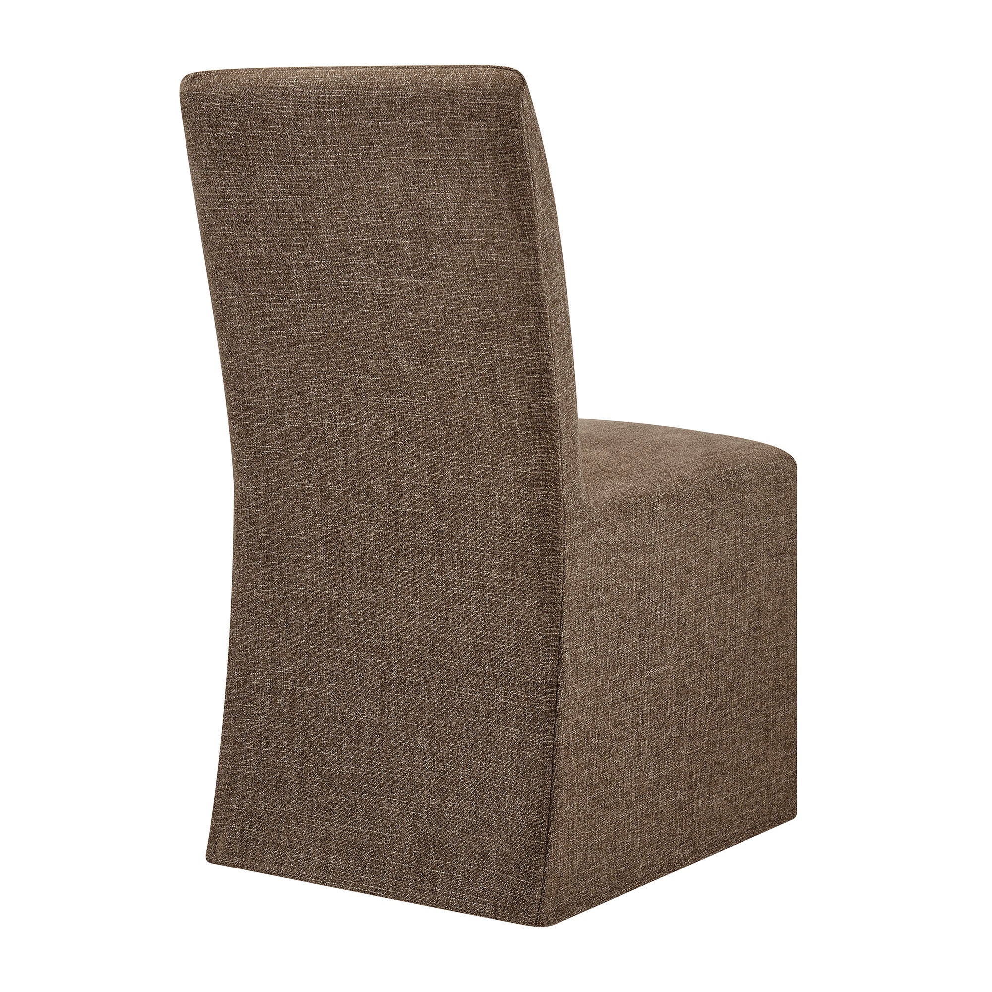 Modway Aster Slub Weave Fabric Slipcovered Dining Chairs Set of 2 EEI-7762