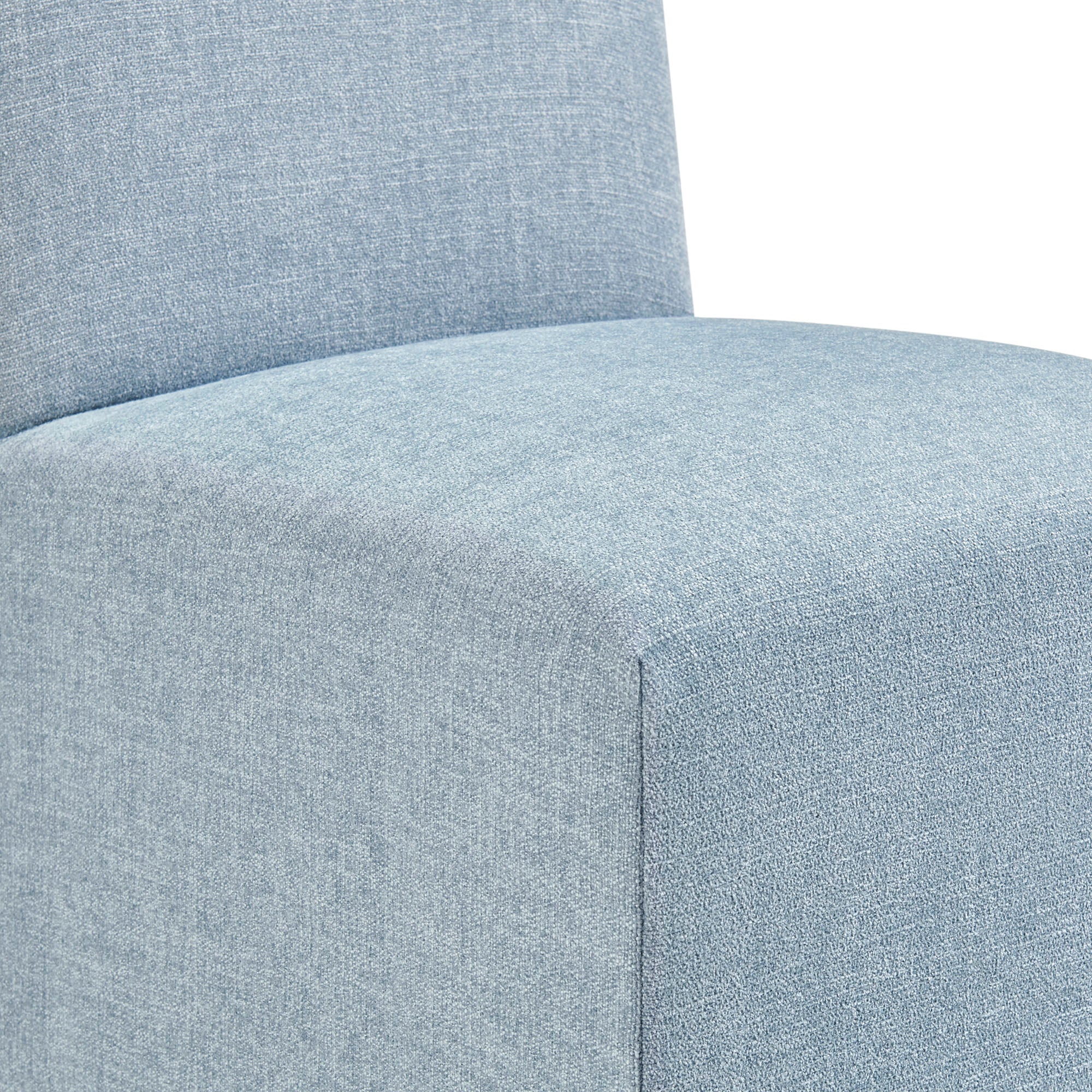 Modway Aster Slub Weave Fabric Slipcovered Dining Chairs Set of 2 EEI-7762