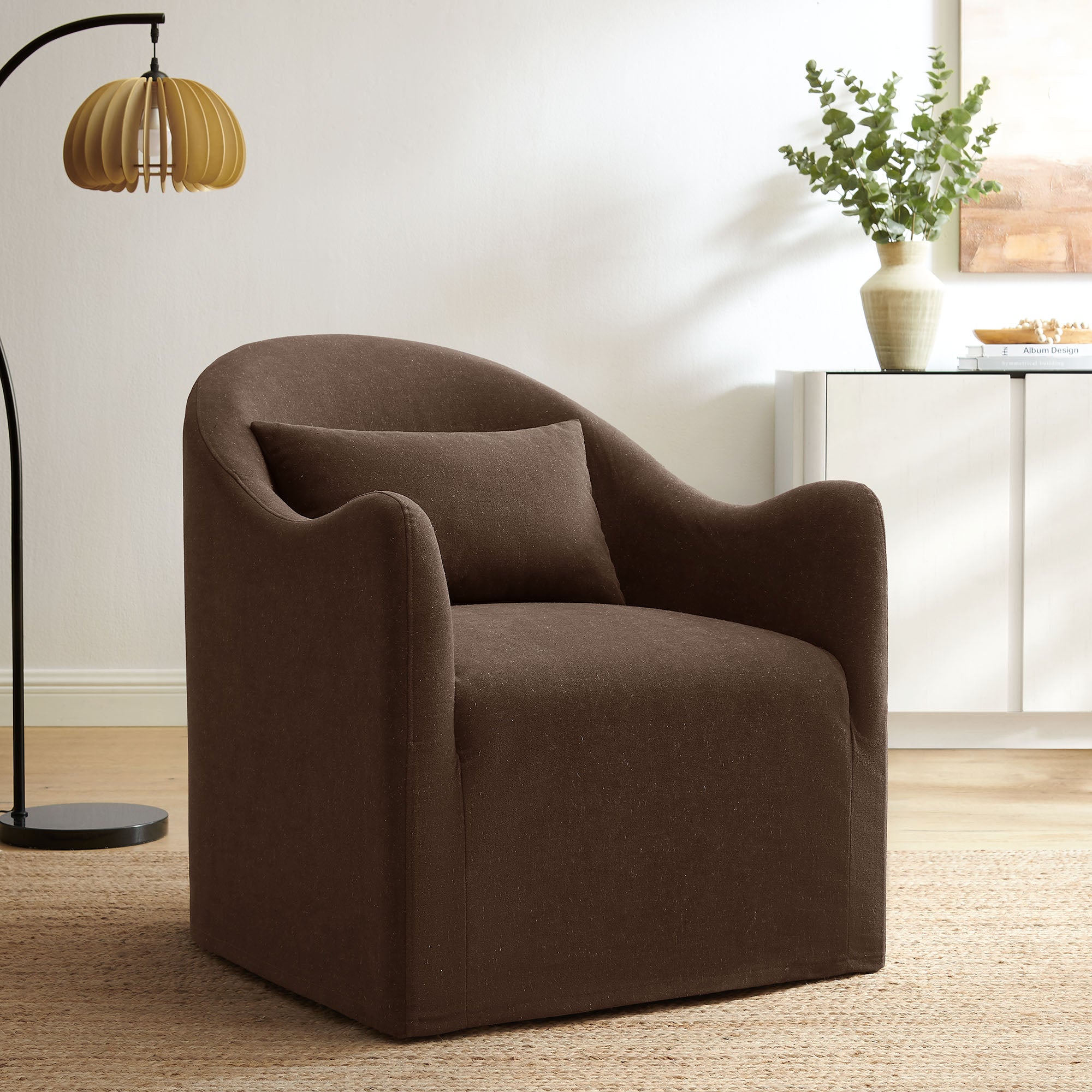 Modway Bardot Slipcovered Linen Blend Accent Chair EEI-7775