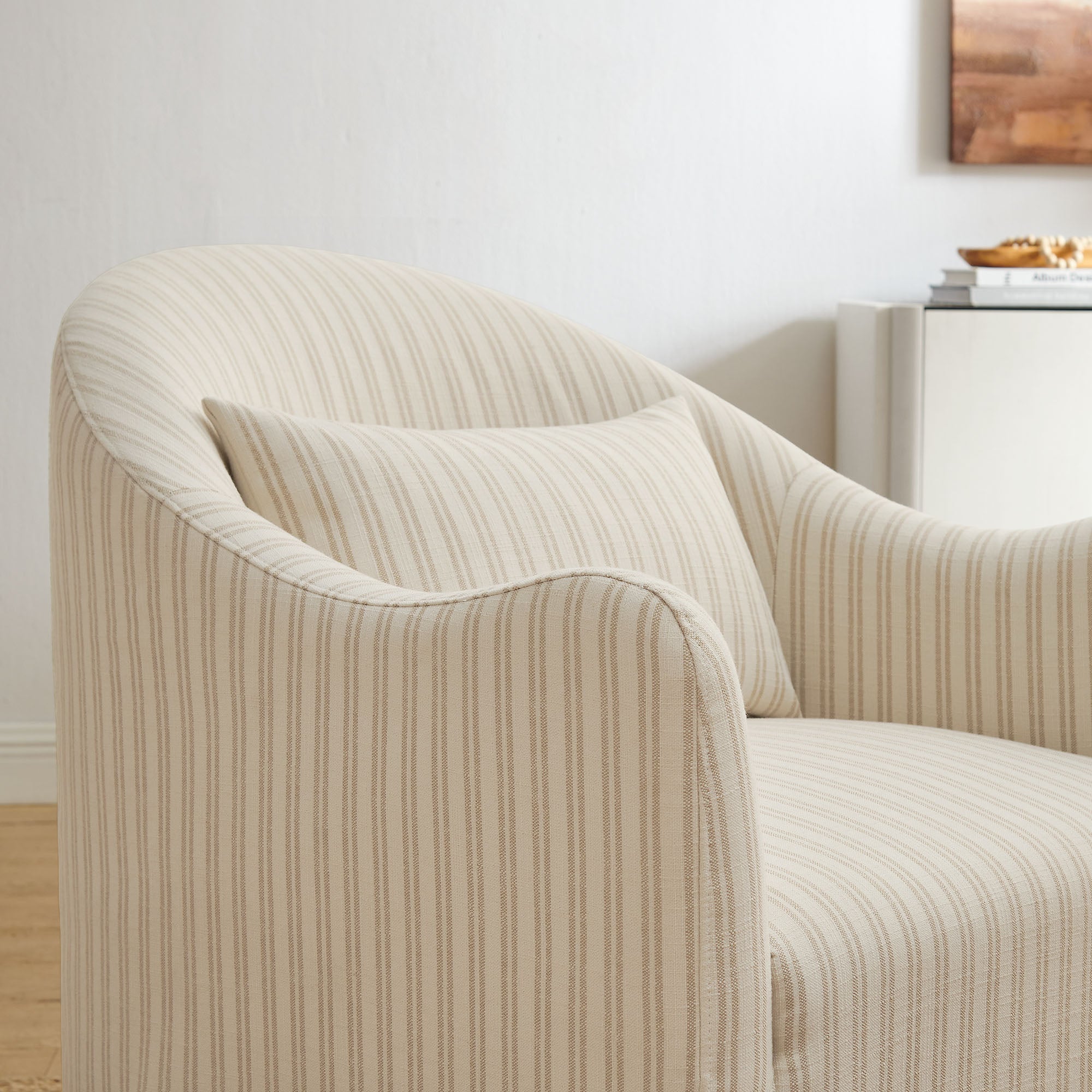 Modway Bardot Slipcovered Striped Accent Chair EEI-7776