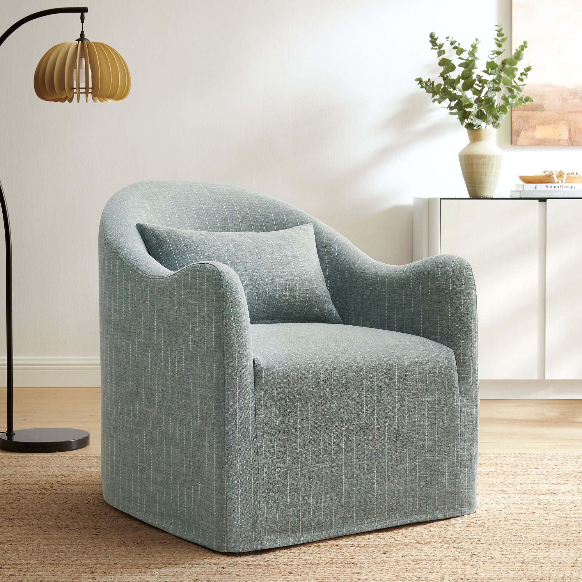 Modway Bardot Slipcovered Striped Accent Chair EEI-7776