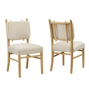 Modway Mauden Striped Dining Side Chairs Set of 2 EEI-7777