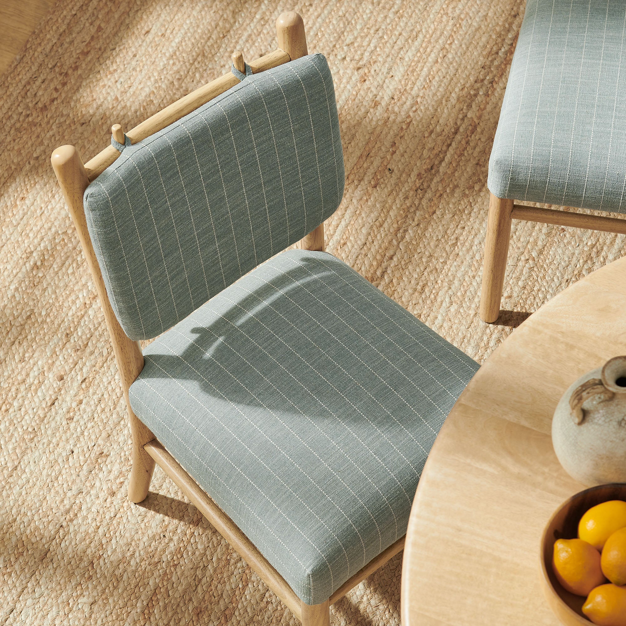 Modway Mauden Striped Dining Side Chairs Set of 2 EEI-7777