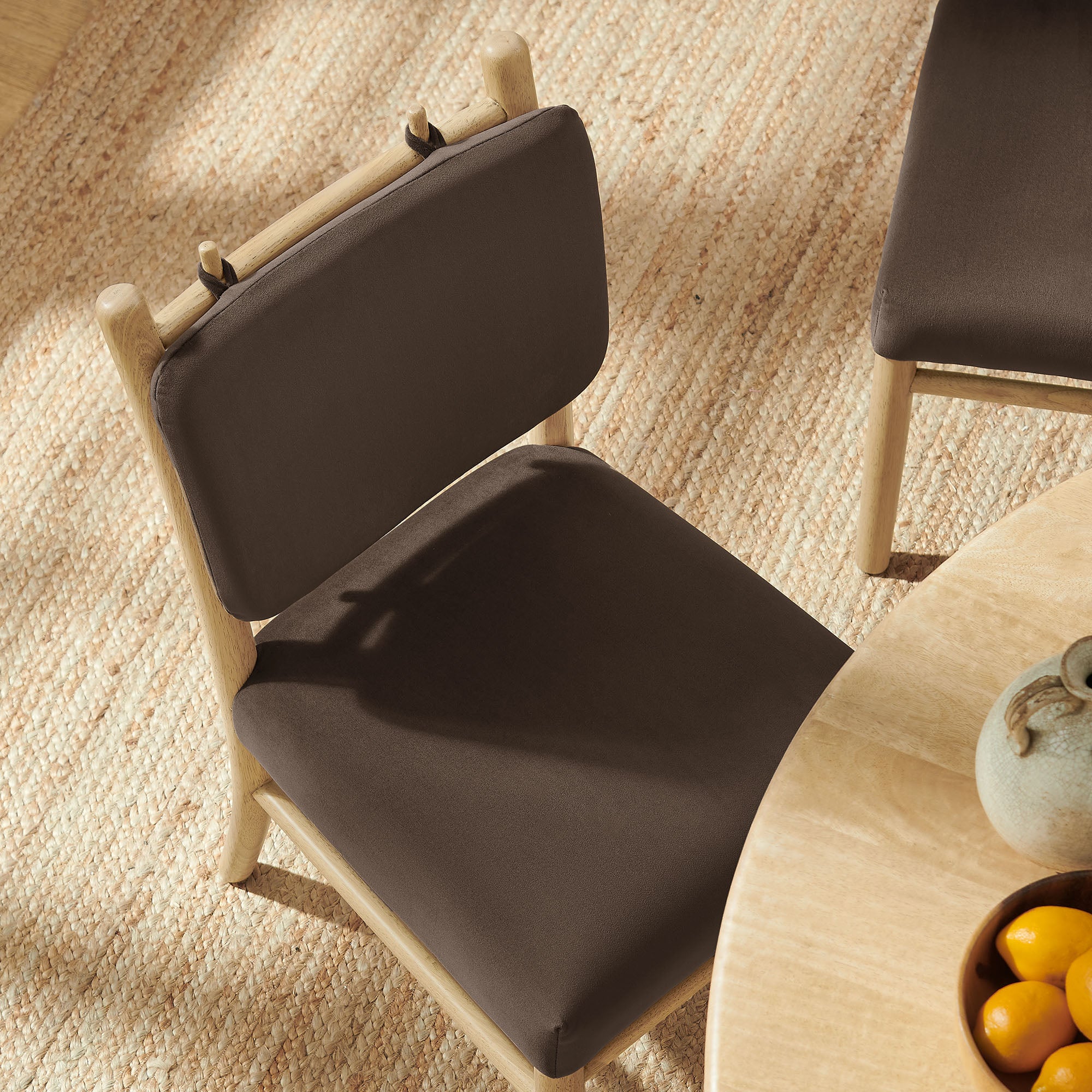 Modway Mauden Performance Velvet Dining Side Chairs Set of 2 EEI-7778