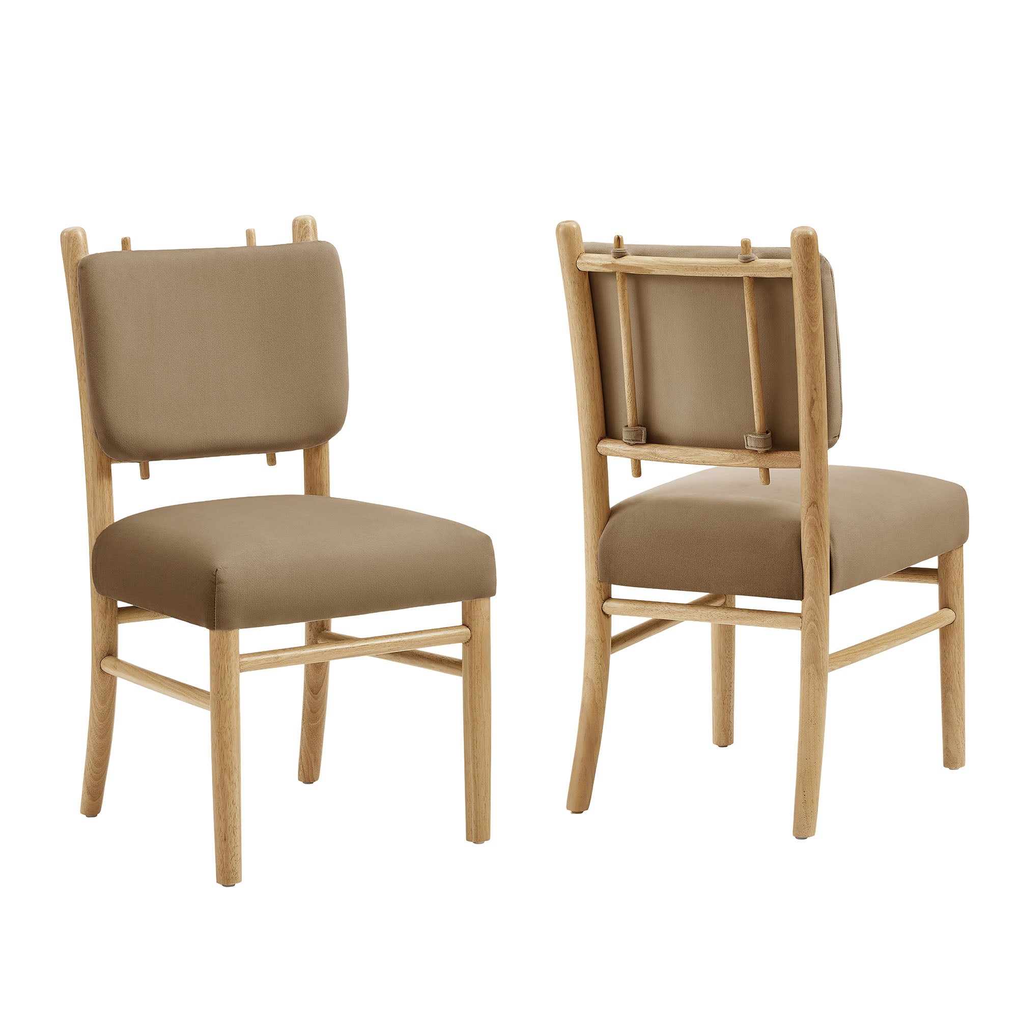 Modway Mauden Performance Velvet Dining Side Chairs Set of 2 EEI-7778