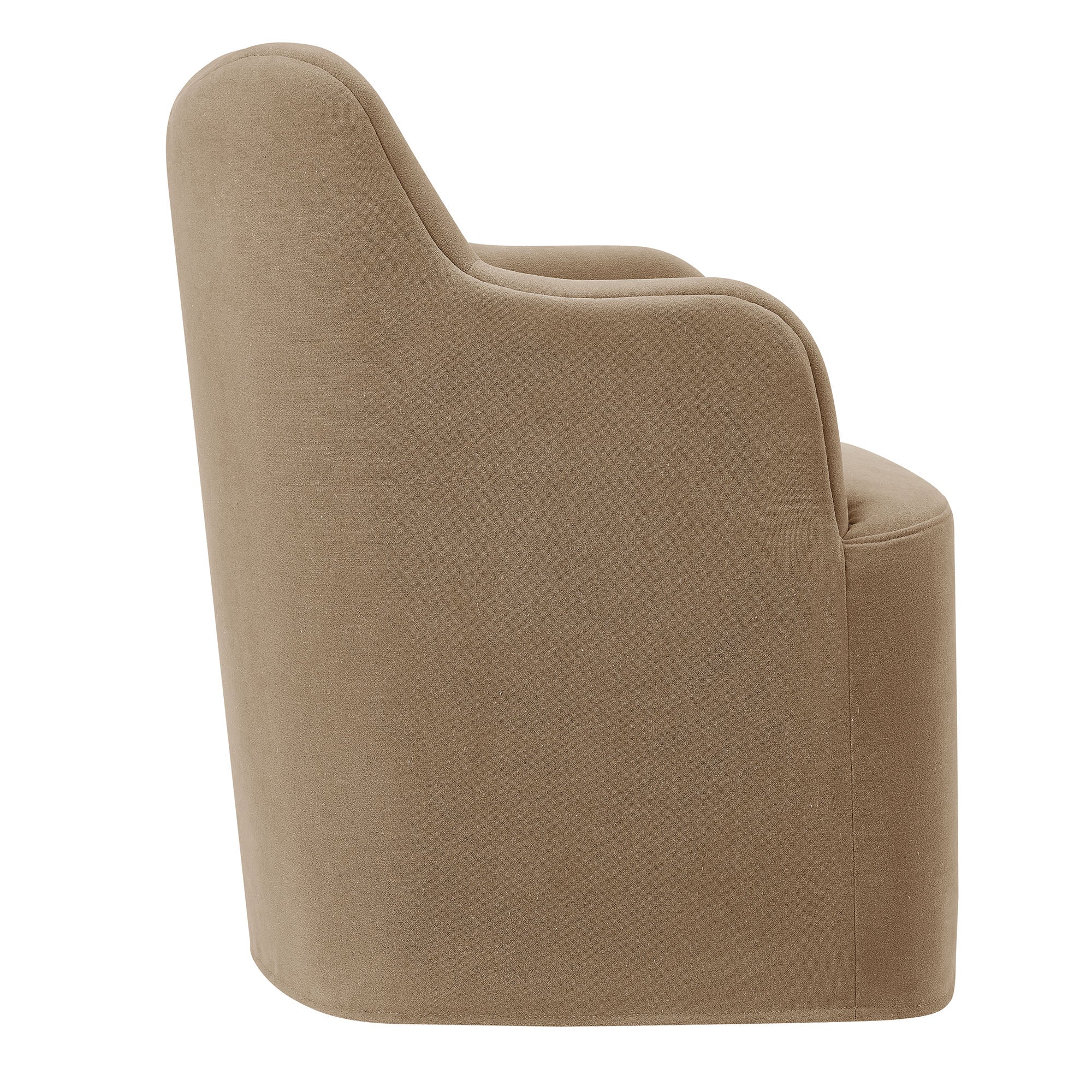 Modway Cordelle Linen Blend Swivel Dining Chair EEI-7779