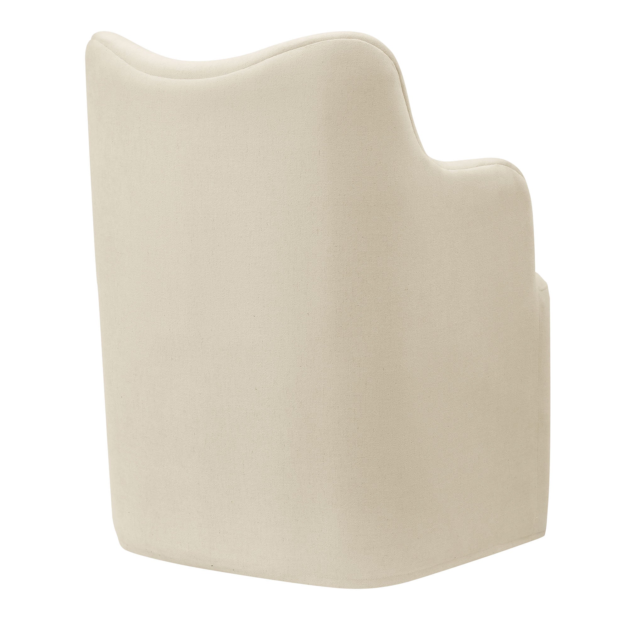 Modway Cordelle Linen Blend Swivel Dining Chair EEI-7779