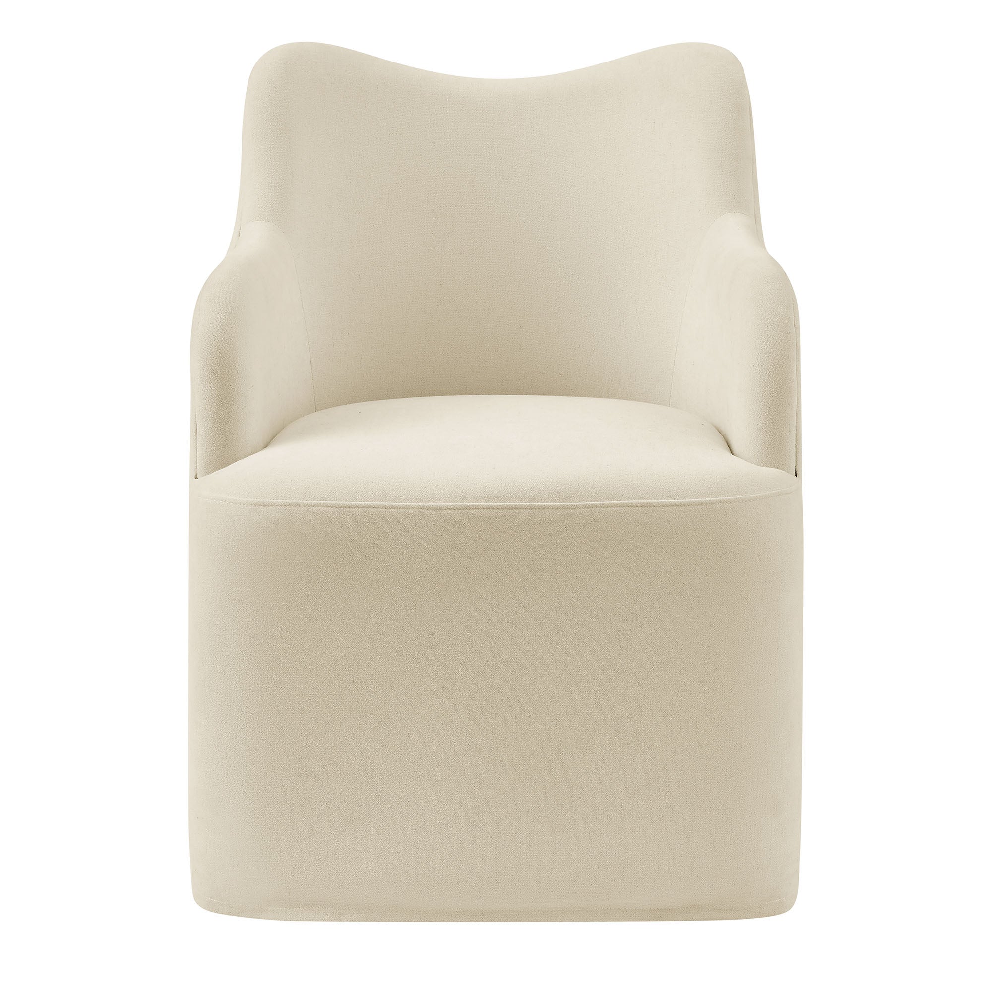 Modway Cordelle Linen Blend Swivel Dining Chair EEI-7779