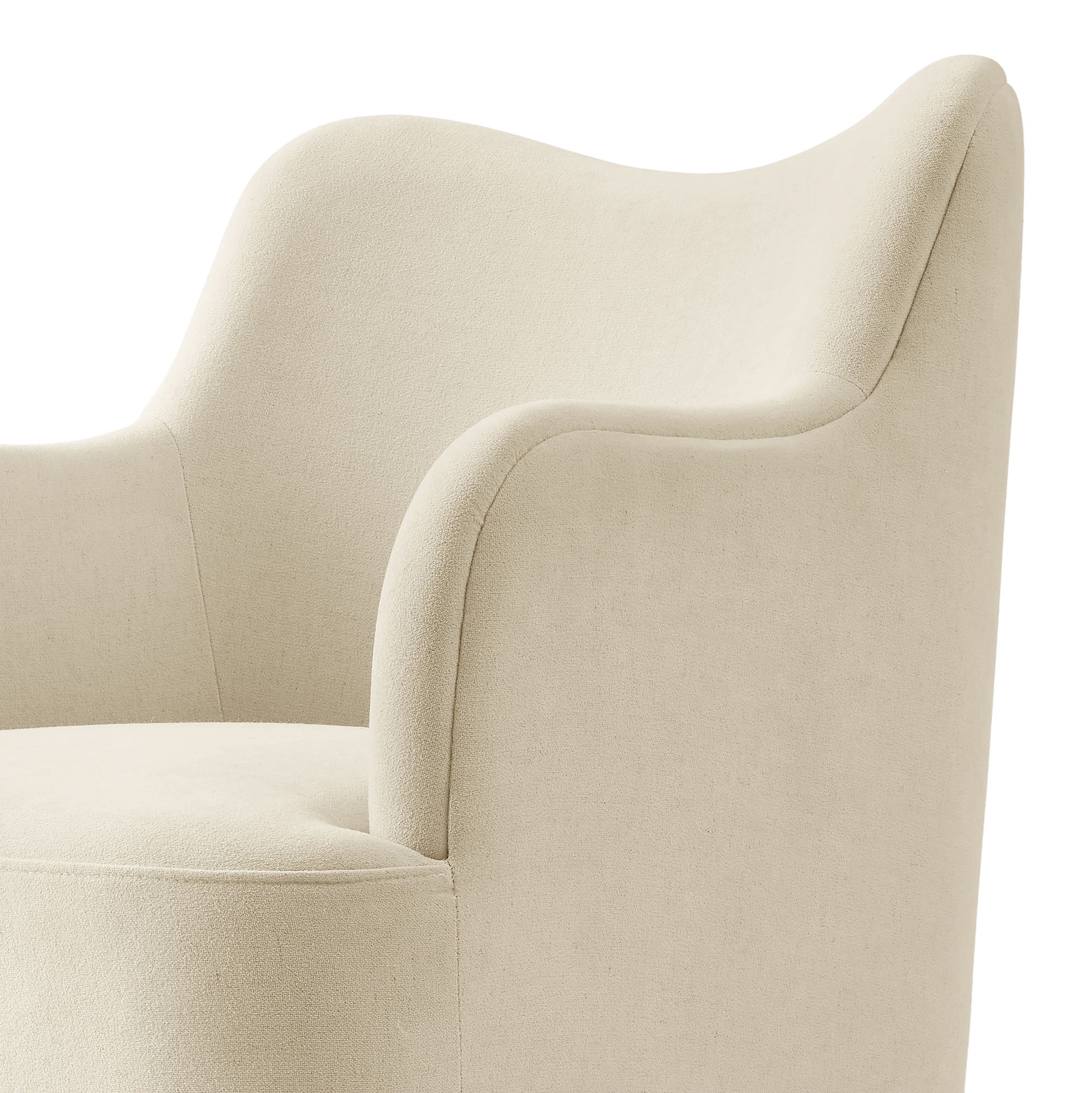 Modway Cordelle Linen Blend Swivel Dining Chair EEI-7779