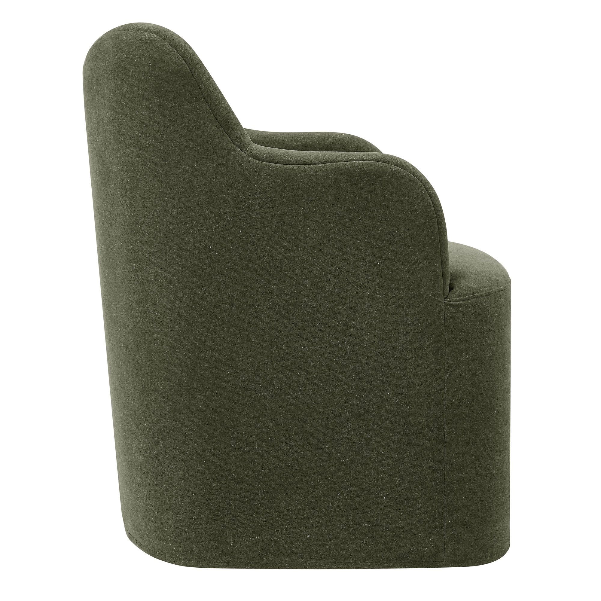 Modway Cordelle Linen Blend Swivel Dining Chair EEI-7779
