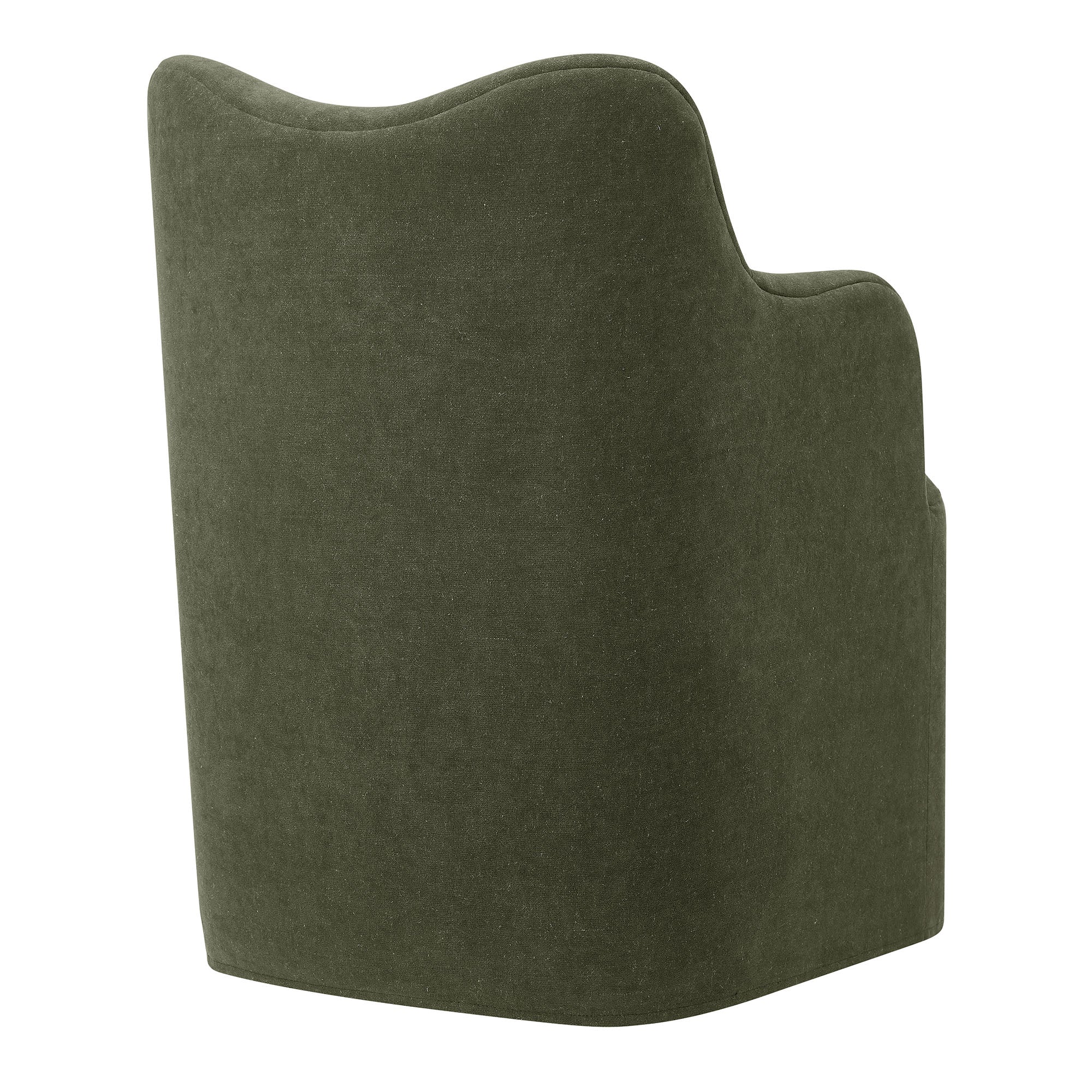 Modway Cordelle Linen Blend Swivel Dining Chair EEI-7779