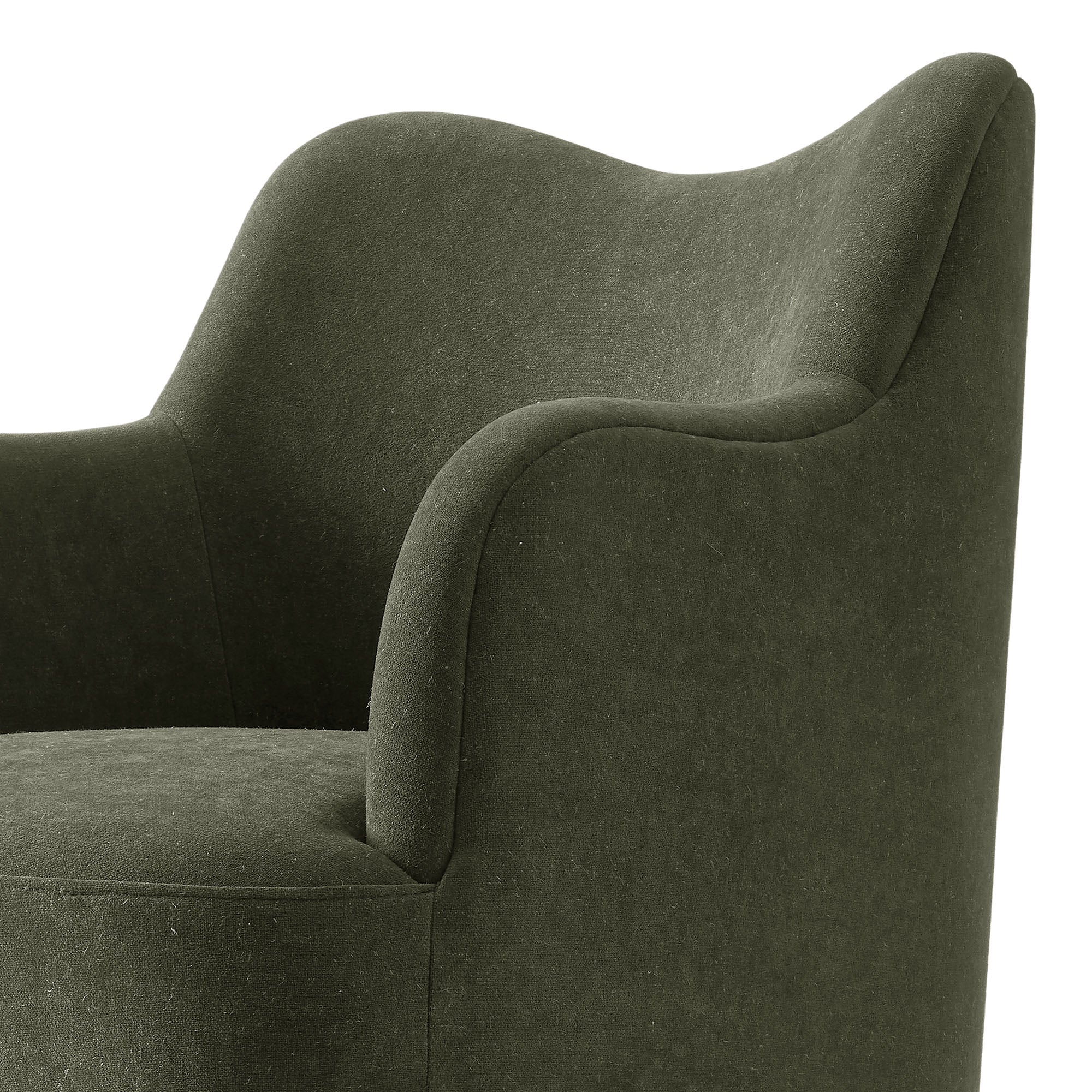 Modway Cordelle Linen Blend Swivel Dining Chair EEI-7779