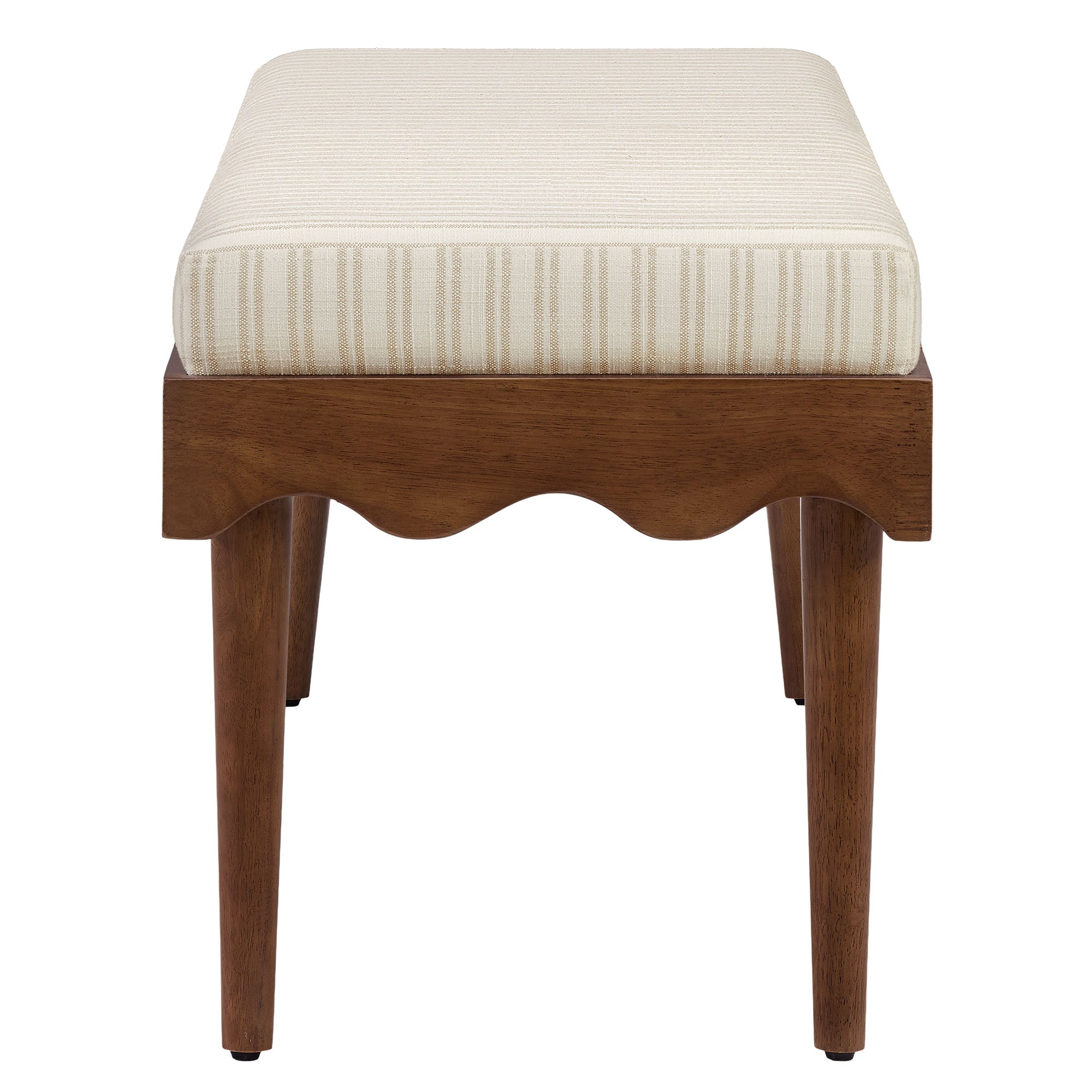 Modway Mirette Scalloped Edge Striped Accent Bench EEI-7781