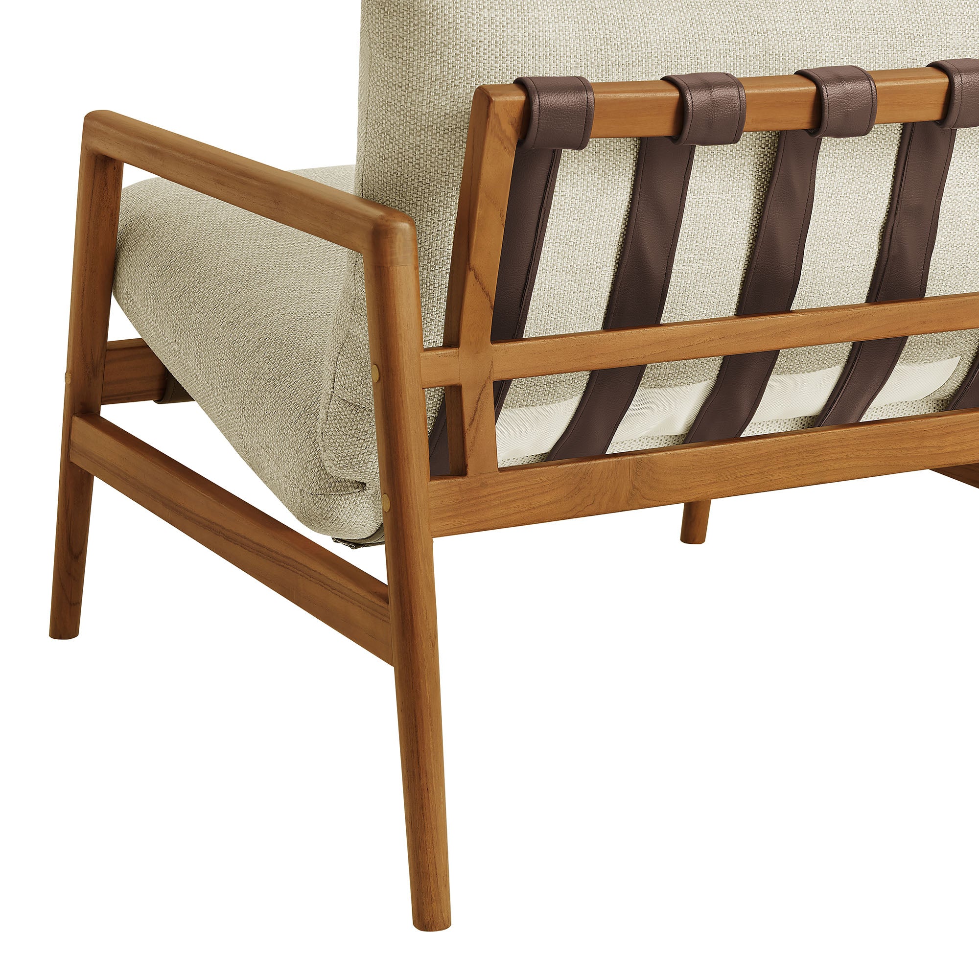 Modway Nomi Outdoor Patio Teak Wood Sling Chair EEI-7785