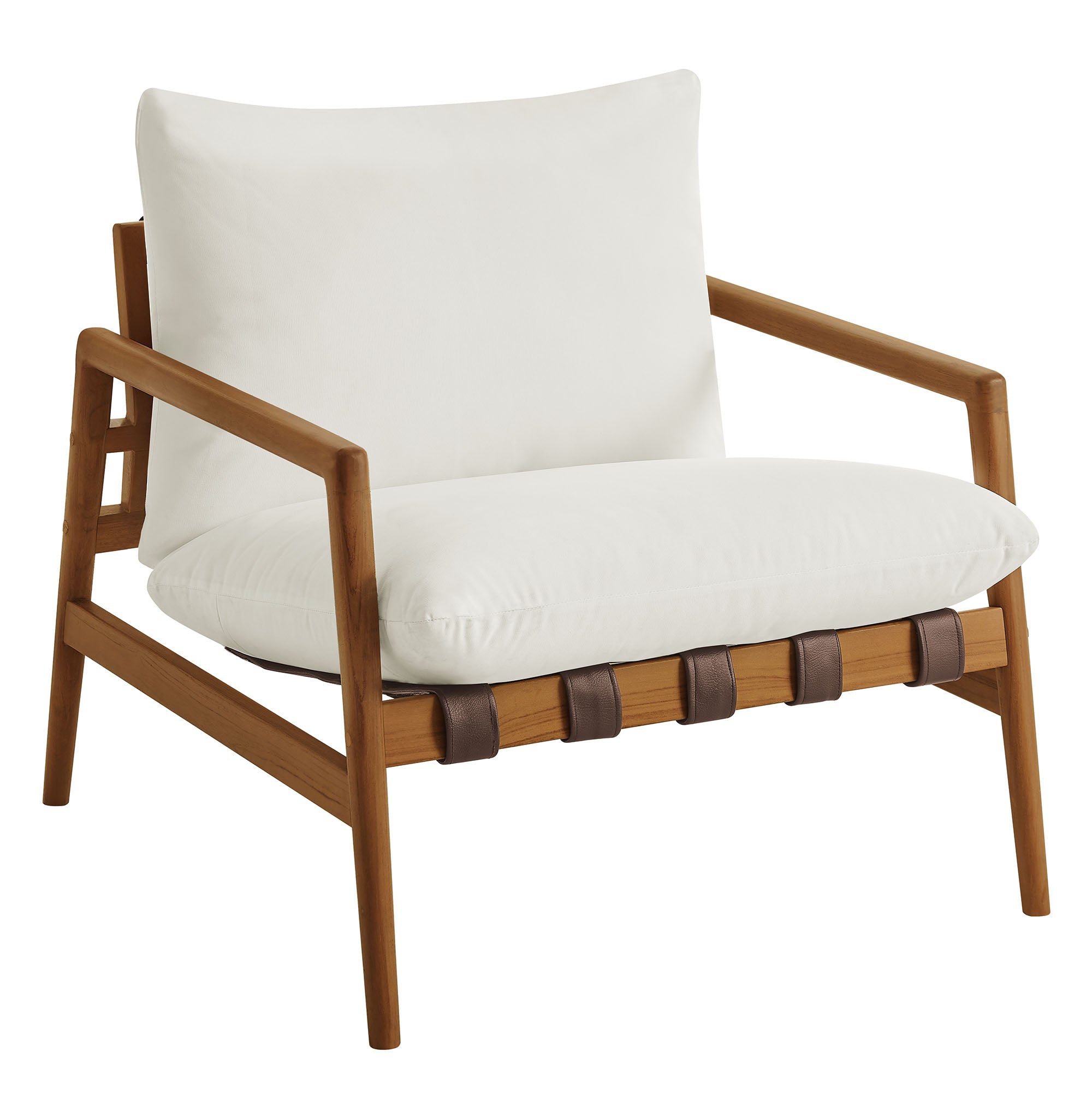 Modway Nomi Outdoor Patio Teak Wood Sling Chair EEI-7785