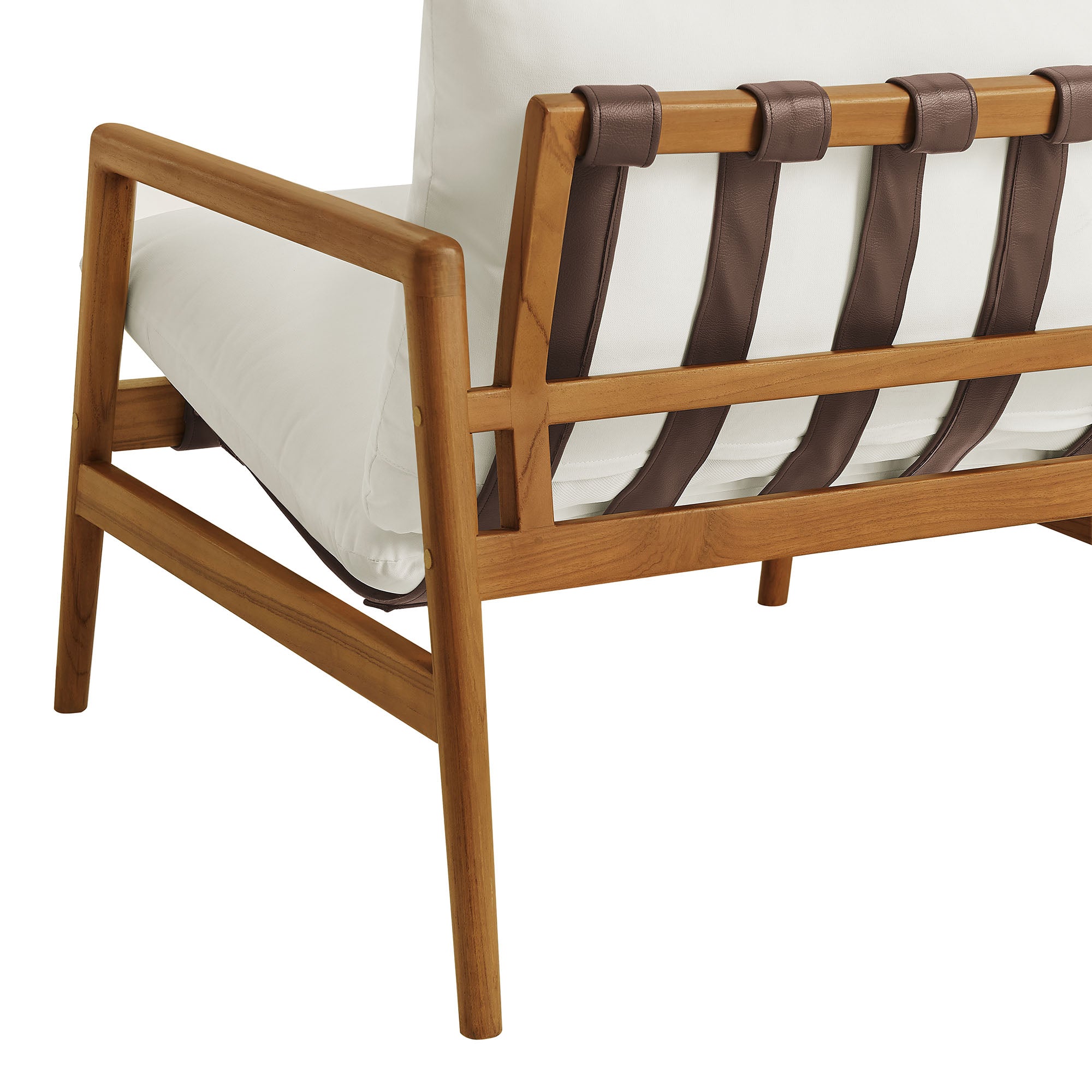 Modway Nomi Outdoor Patio Teak Wood Sling Chair EEI-7785