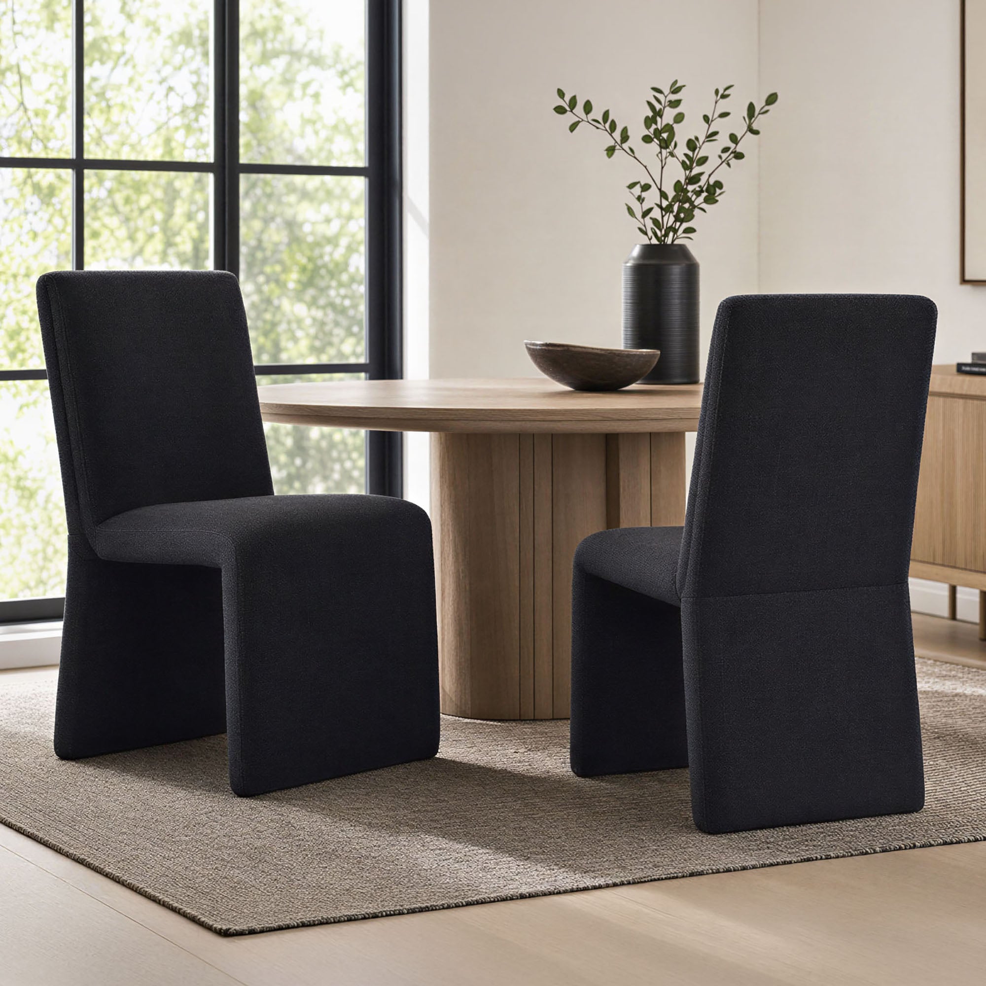 Modway EEI-7786 Emory Upholstered Fabric Dining Side Chair Set of 2