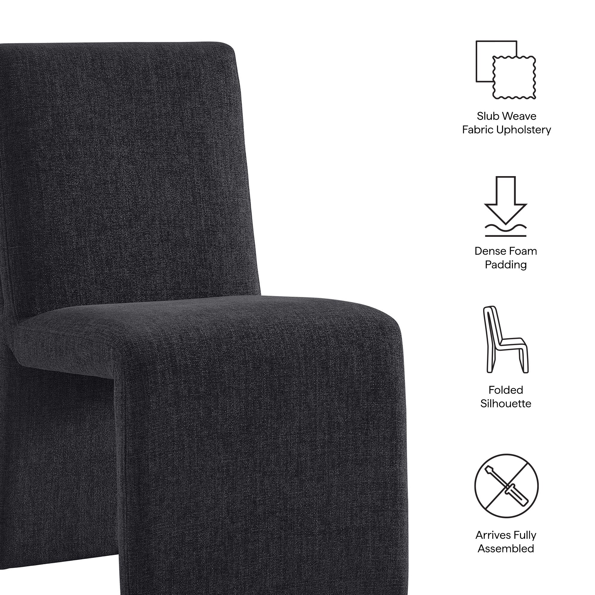 Modway EEI-7786 Emory Upholstered Fabric Dining Side Chair Set of 2