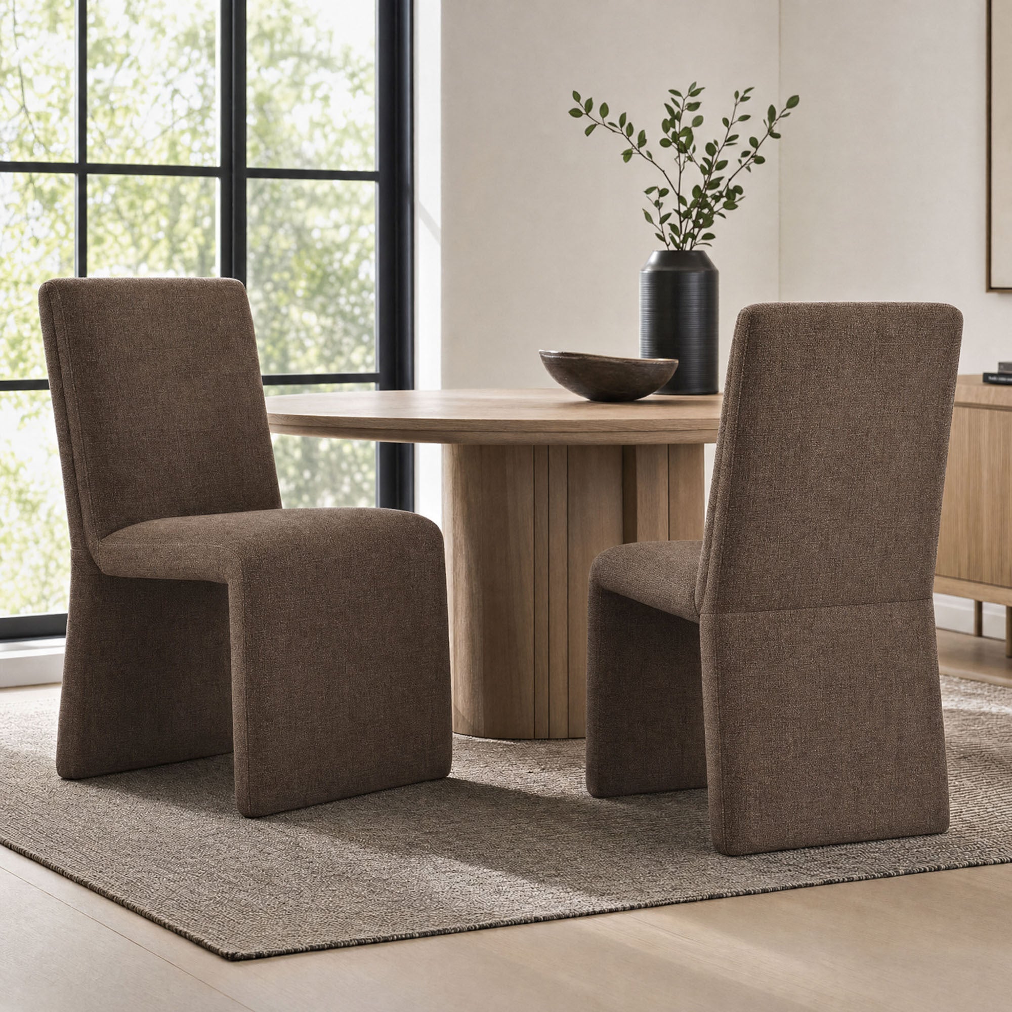 Modway EEI-7786 Emory Upholstered Fabric Dining Side Chair Set of 2