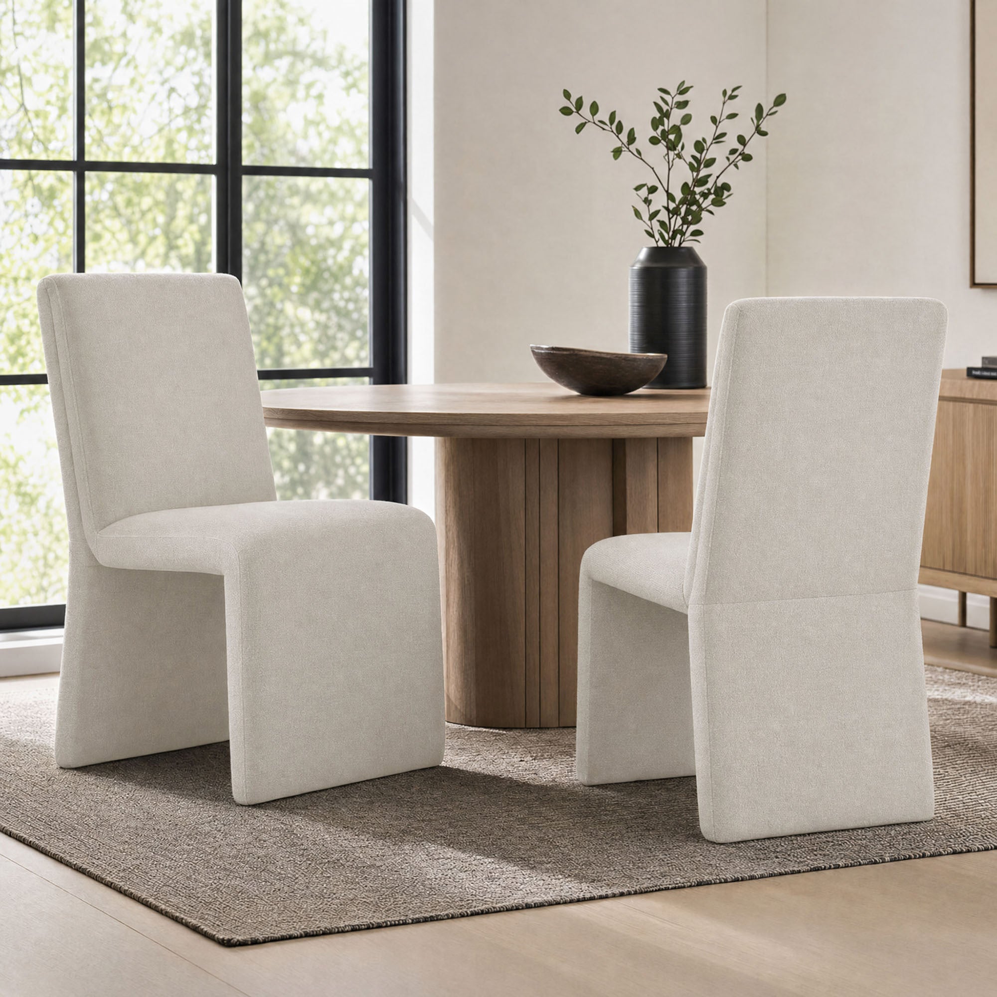 Modway EEI-7786 Emory Upholstered Fabric Dining Side Chair Set of 2