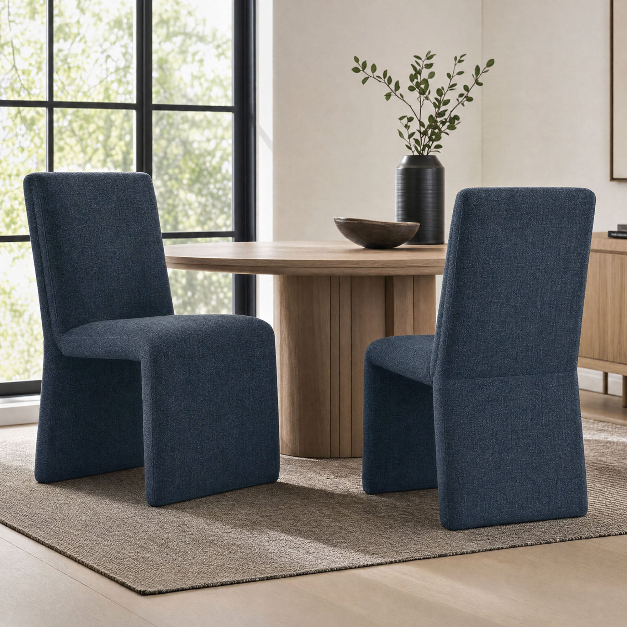 Modway EEI-7786 Emory Upholstered Fabric Dining Side Chair Set of 2