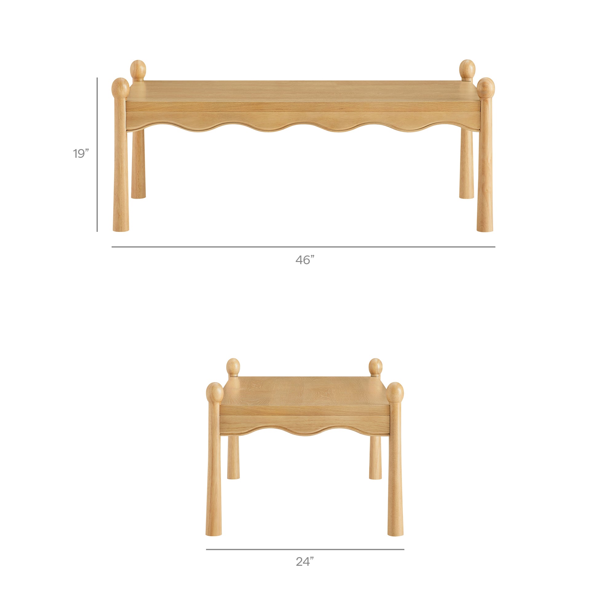 Modway Darcy 46 Inch Wood Coffee Table EEI-7792