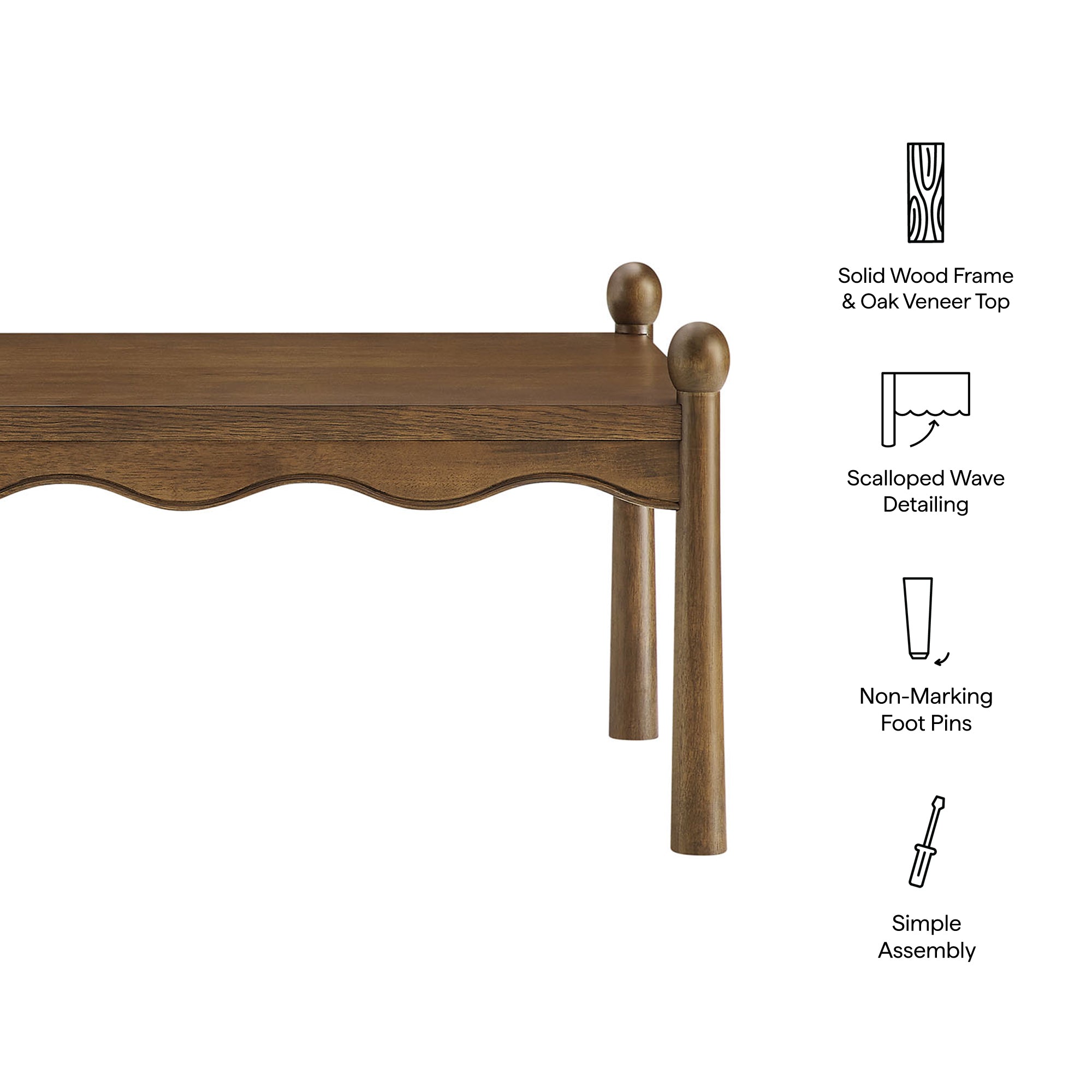 Modway Darcy 46 Inch Wood Coffee Table EEI-7792