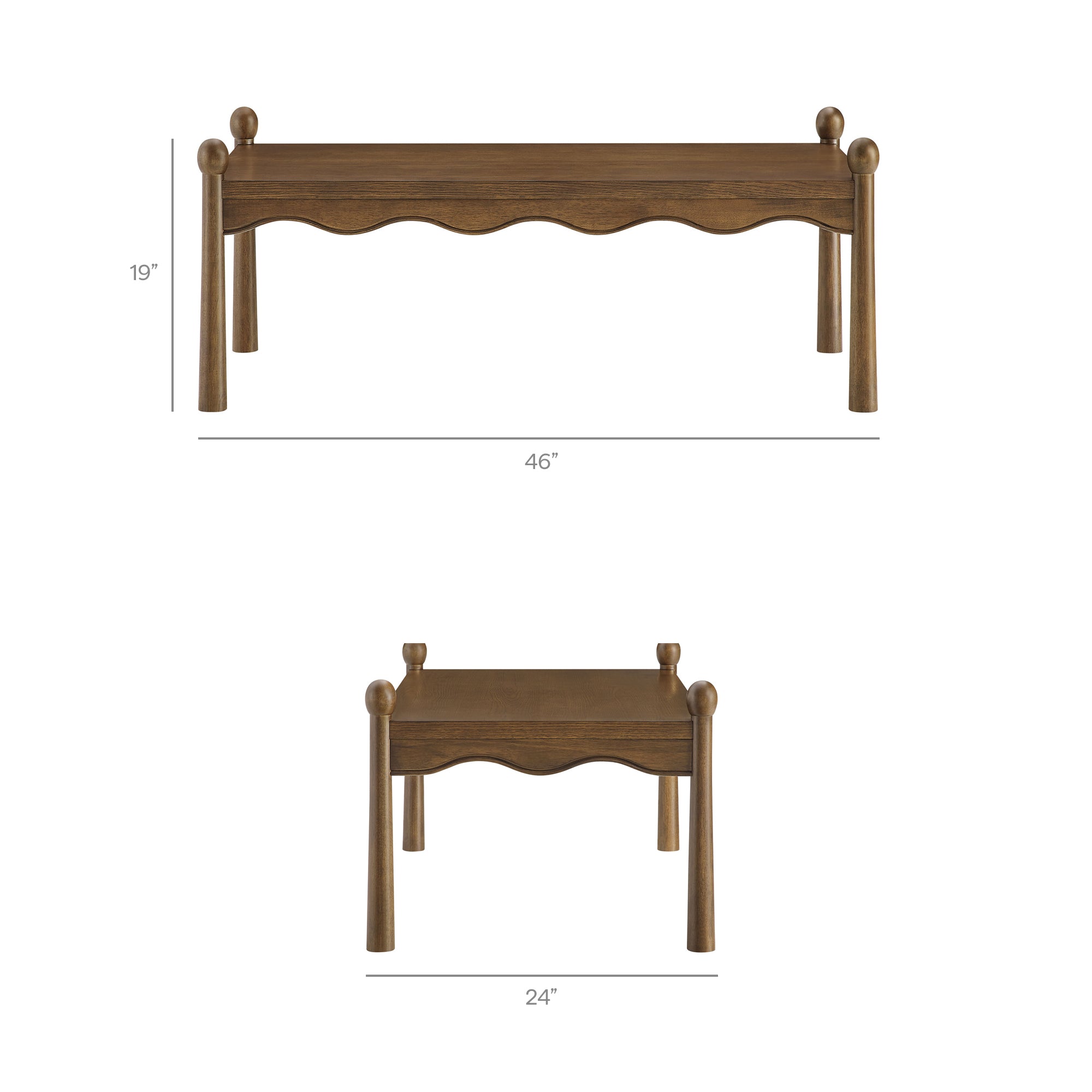 Modway Darcy 46 Inch Wood Coffee Table EEI-7792