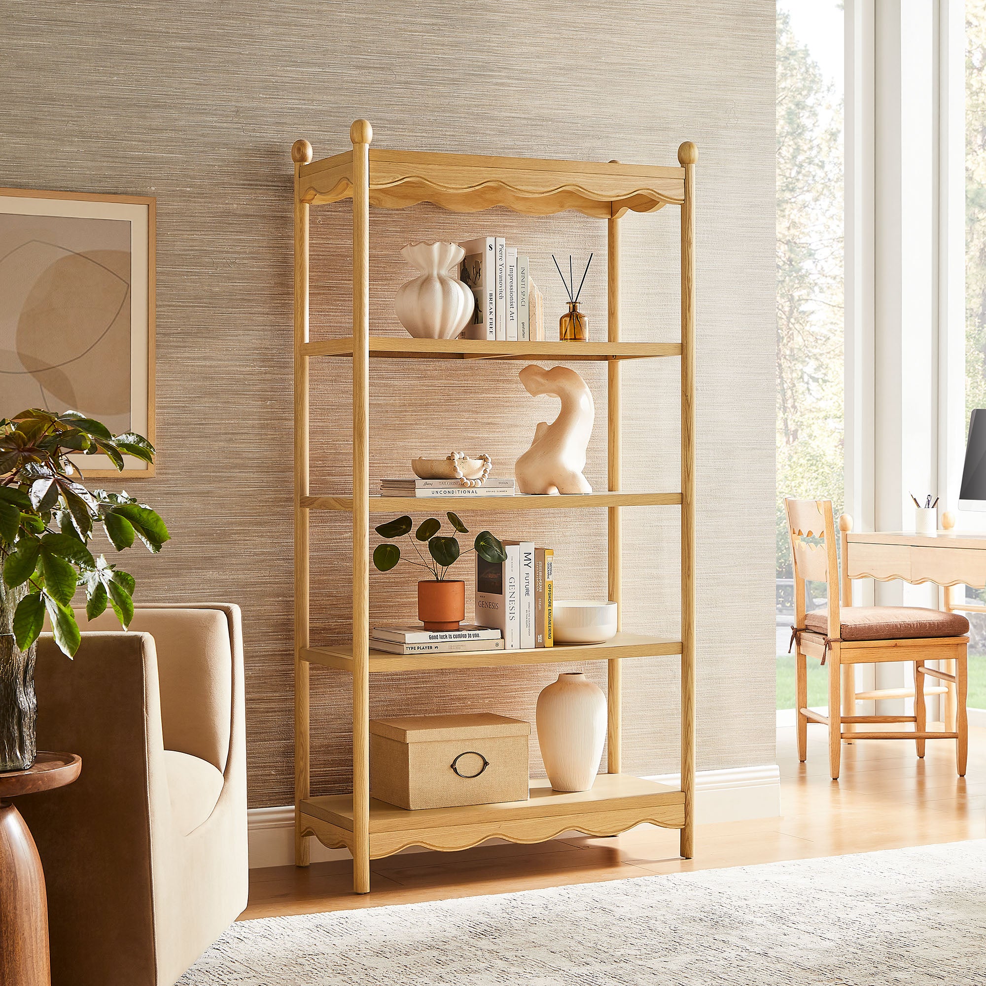 Modway Darcy 4-Tier Open Bookcase EEI-7793