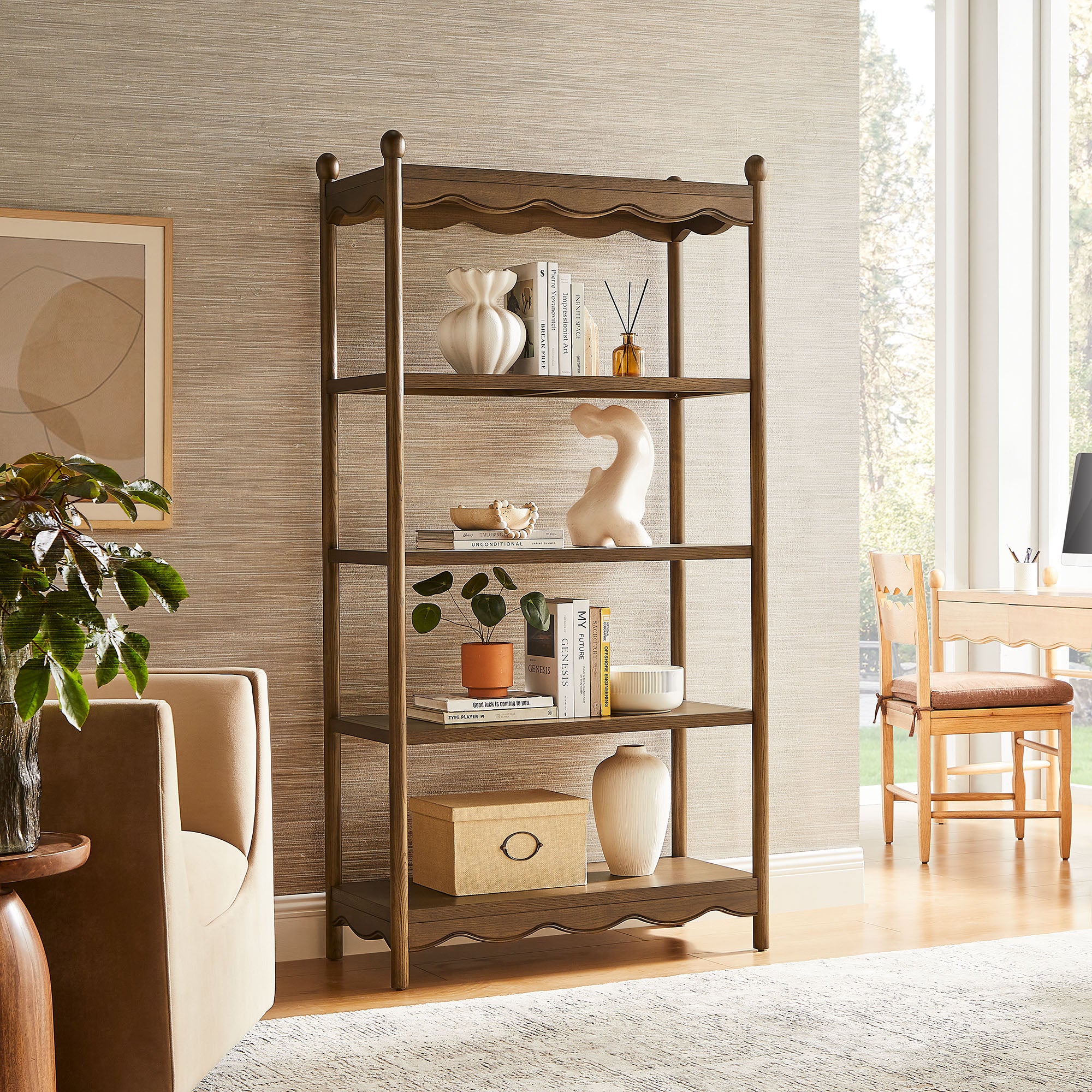 Modway Darcy 4-Tier Open Bookcase EEI-7793