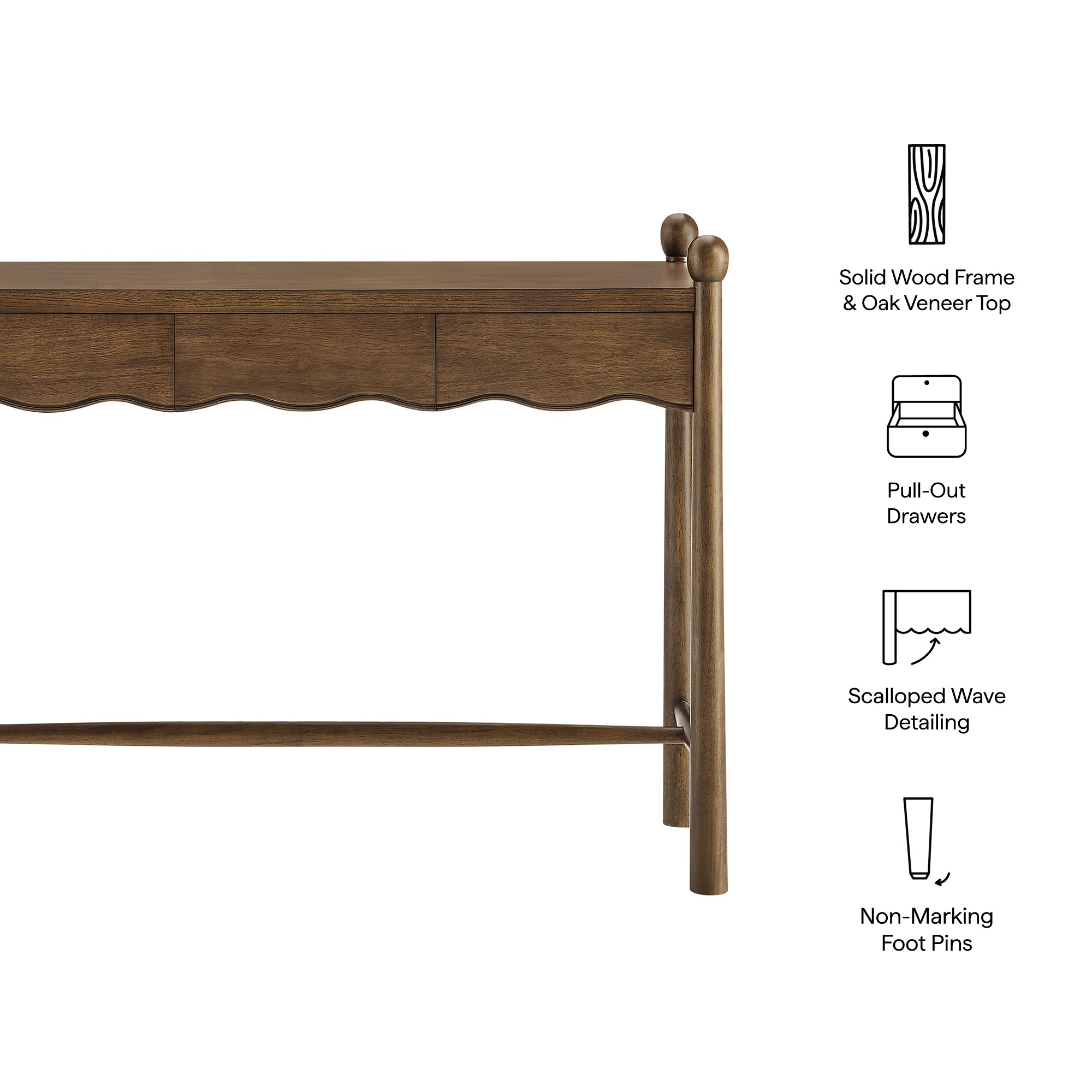 Modway Darcy 44 Inch Wood Console Table EEI-7794