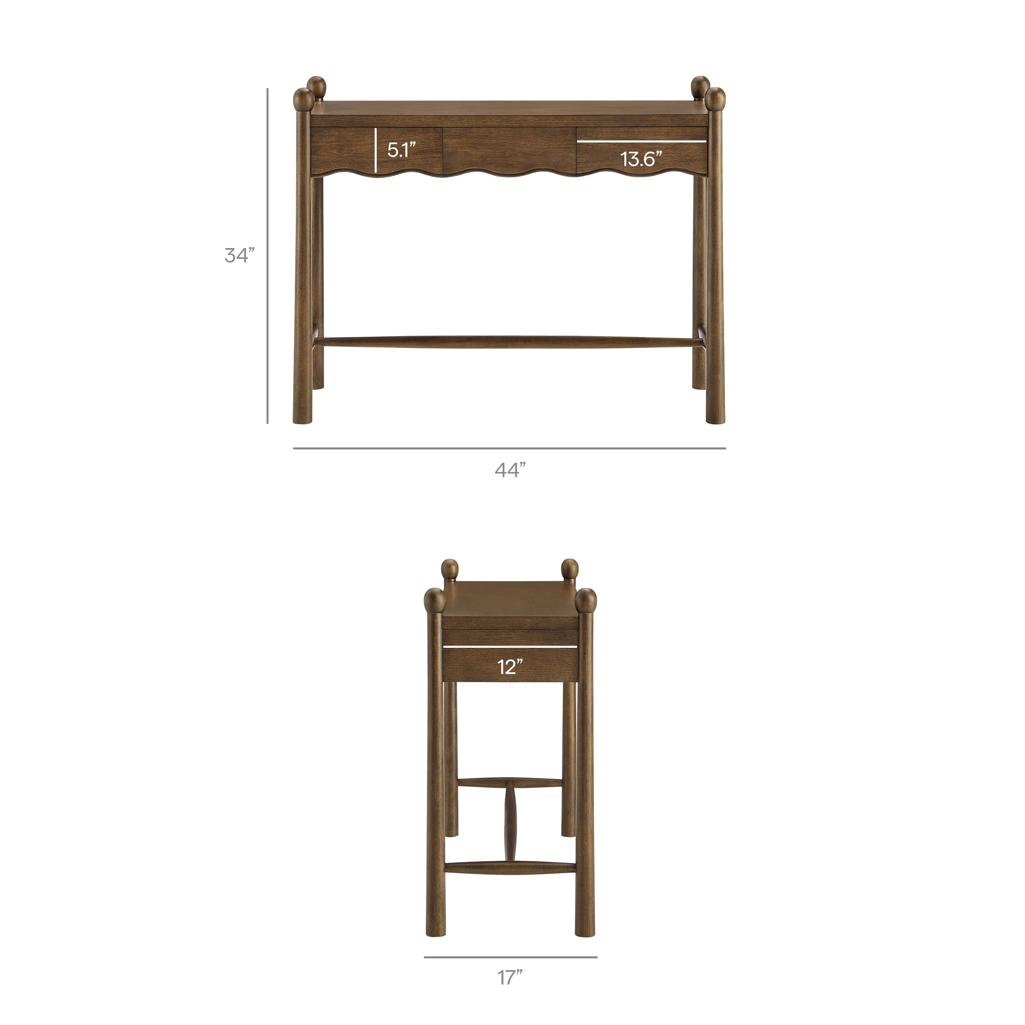 Modway Darcy 44 Inch Wood Console Table EEI-7794