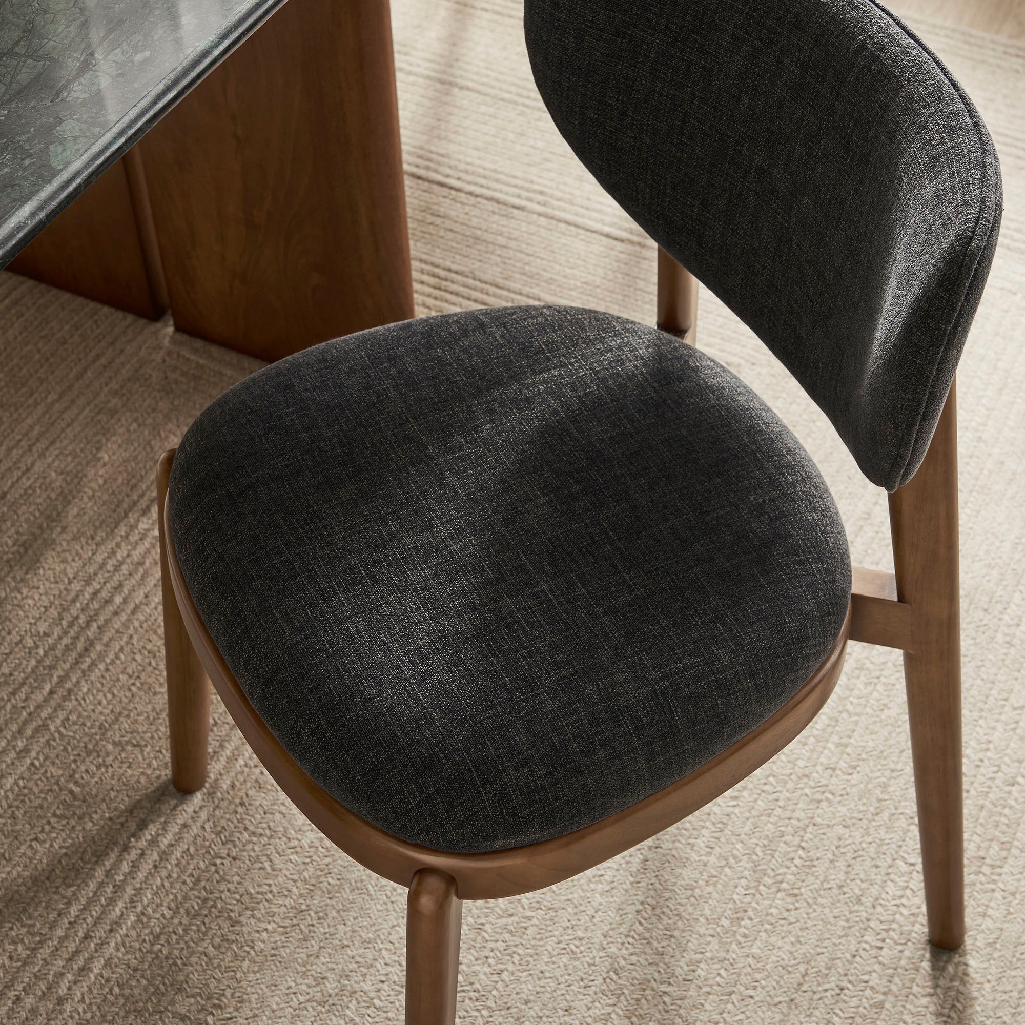 Modway EEI-7800 Fenwick Fabric Dining Chairs Set of 2