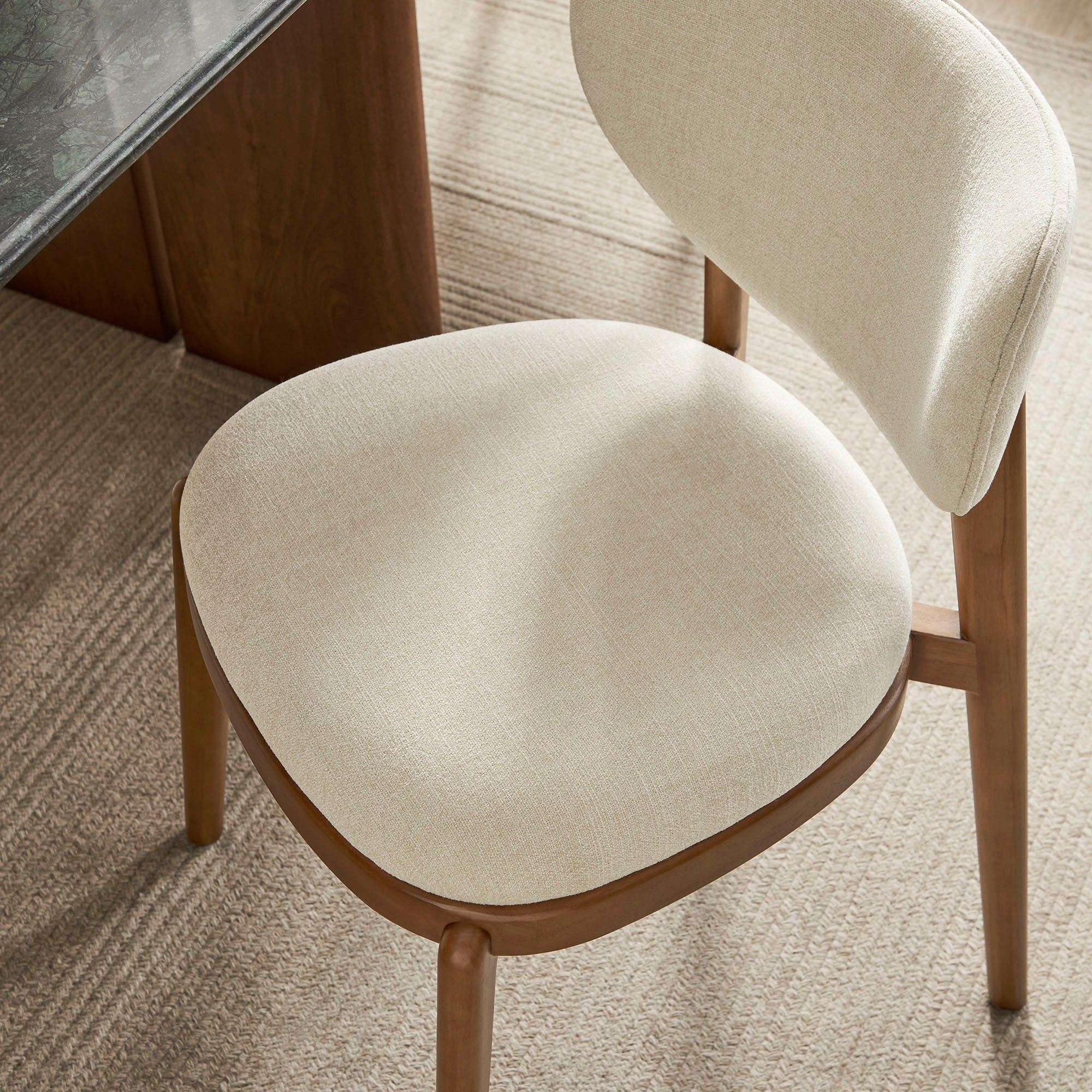 Modway EEI-7800 Fenwick Fabric Dining Chairs Set of 2