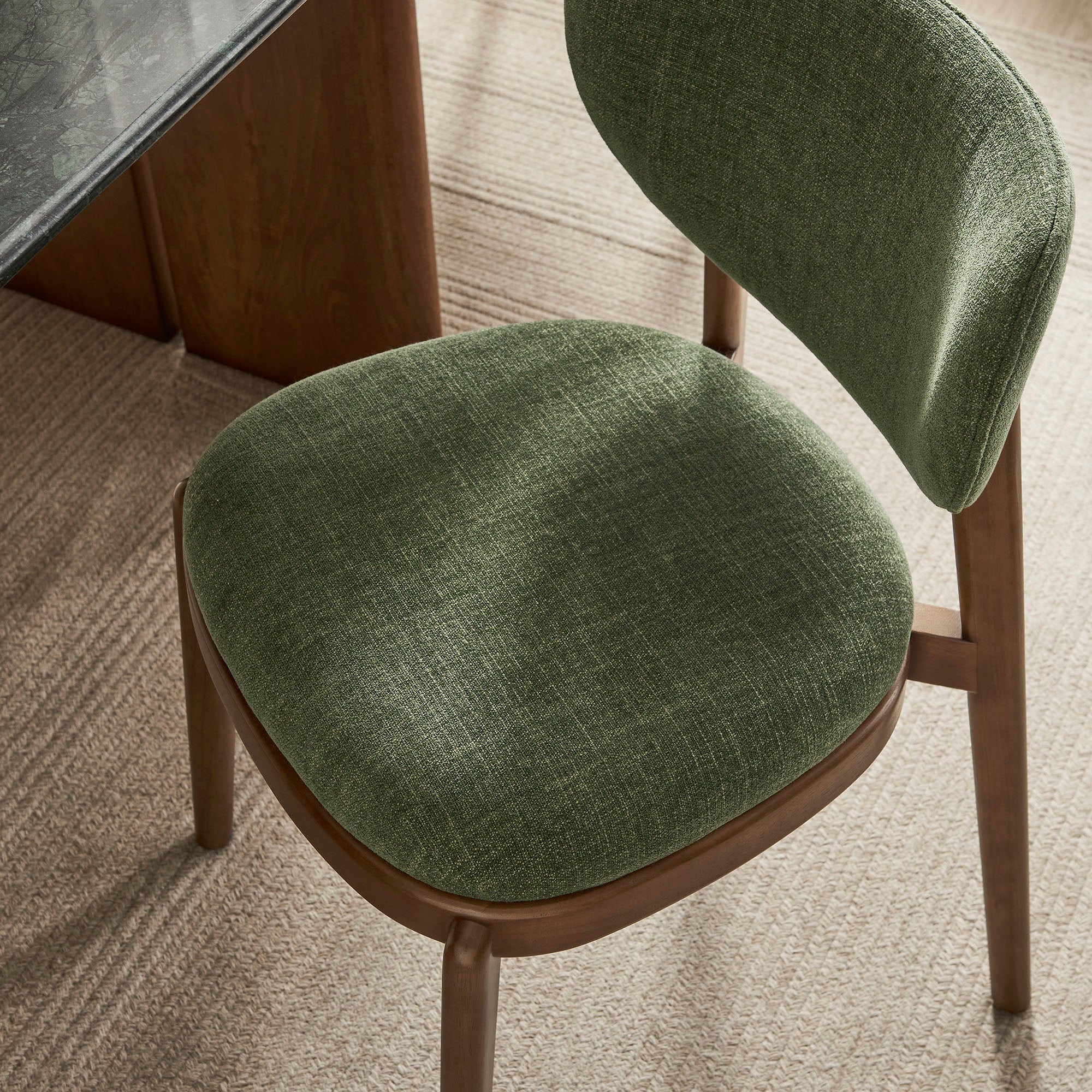 Modway EEI-7800 Fenwick Fabric Dining Chairs Set of 2