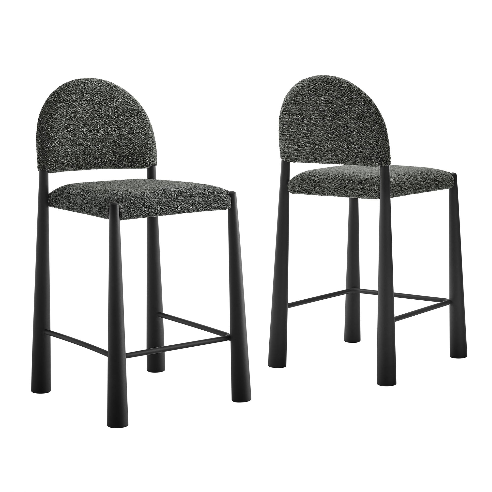 Modway EEI-7801 Hayley Upholstered Fabric Counter Stools Set of 2