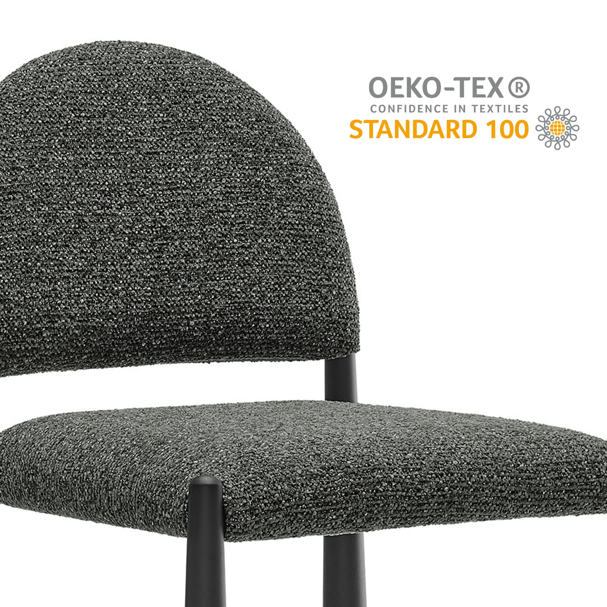 Modway EEI-7801 Hayley Upholstered Fabric Counter Stools Set of 2