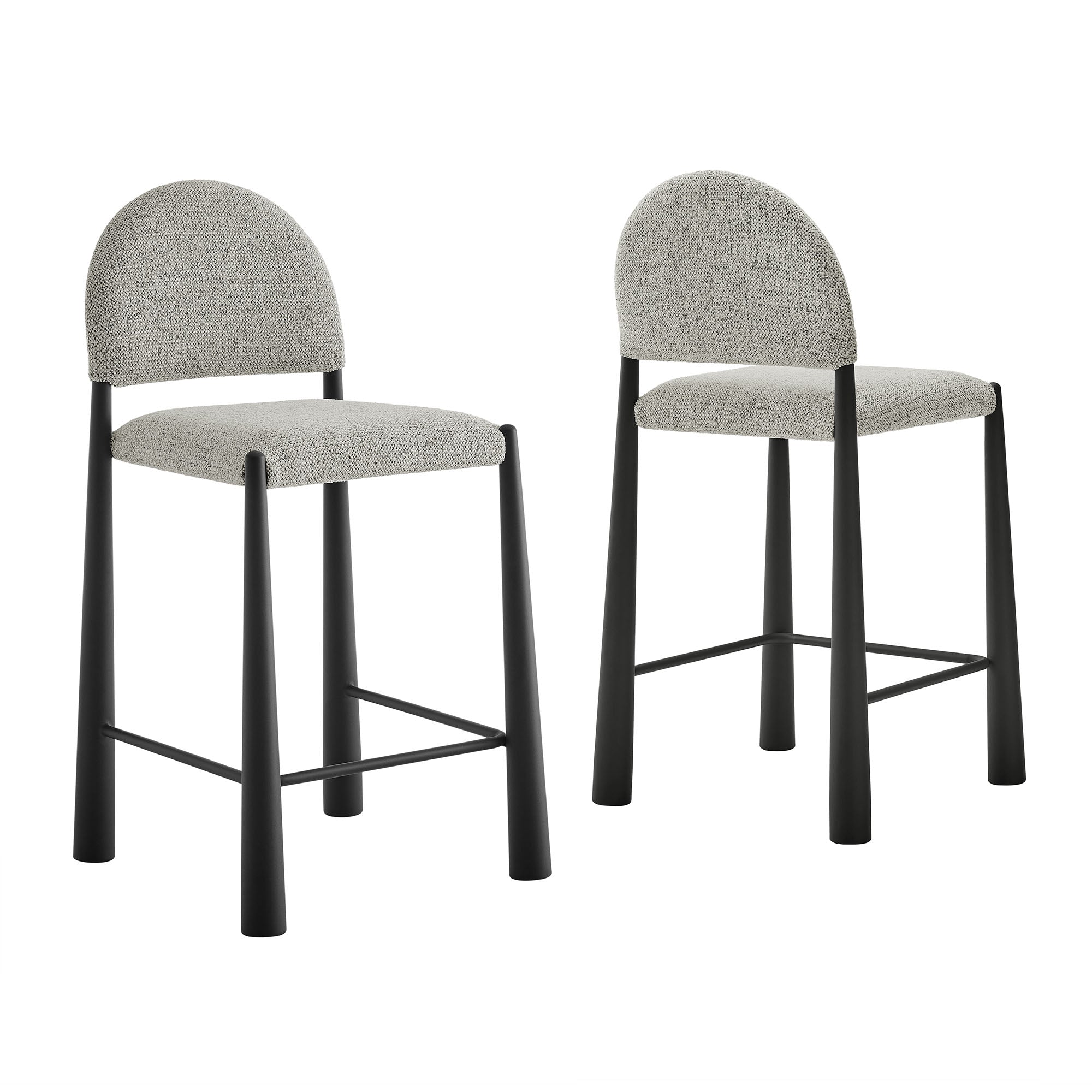 Modway EEI-7801 Hayley Upholstered Fabric Counter Stools Set of 2