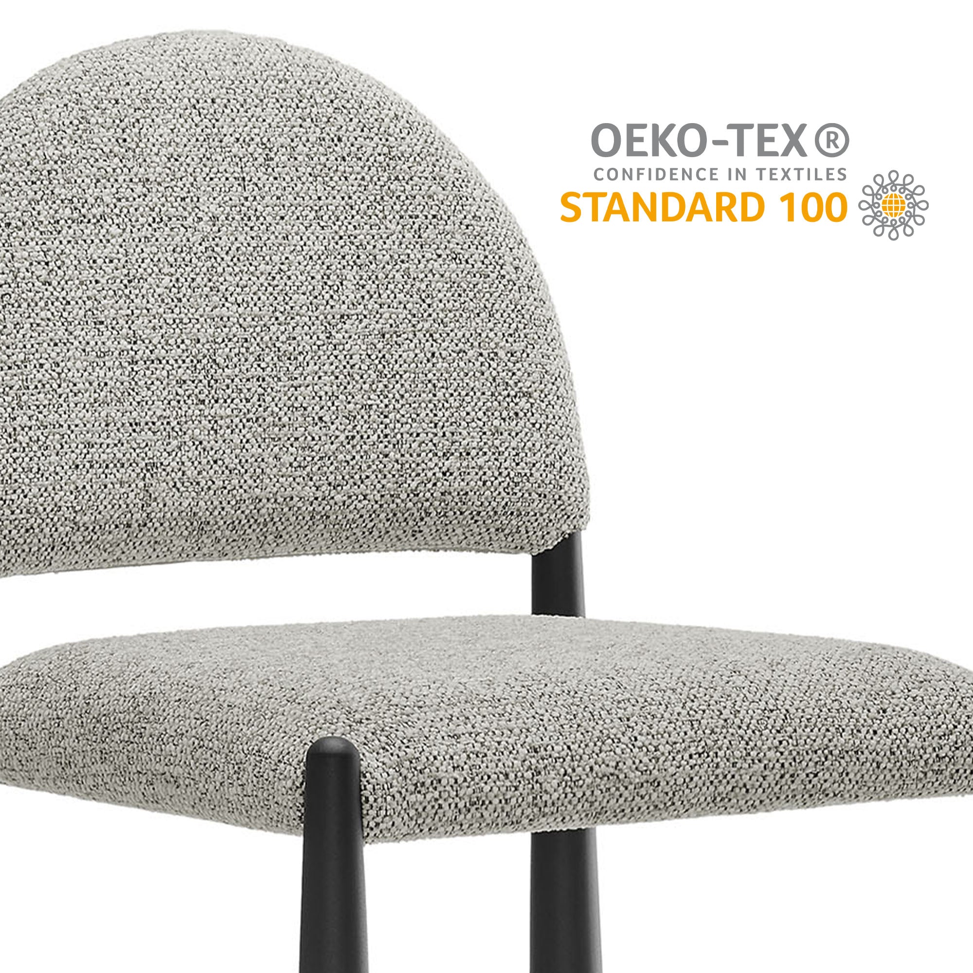 Modway EEI-7801 Hayley Upholstered Fabric Counter Stools Set of 2