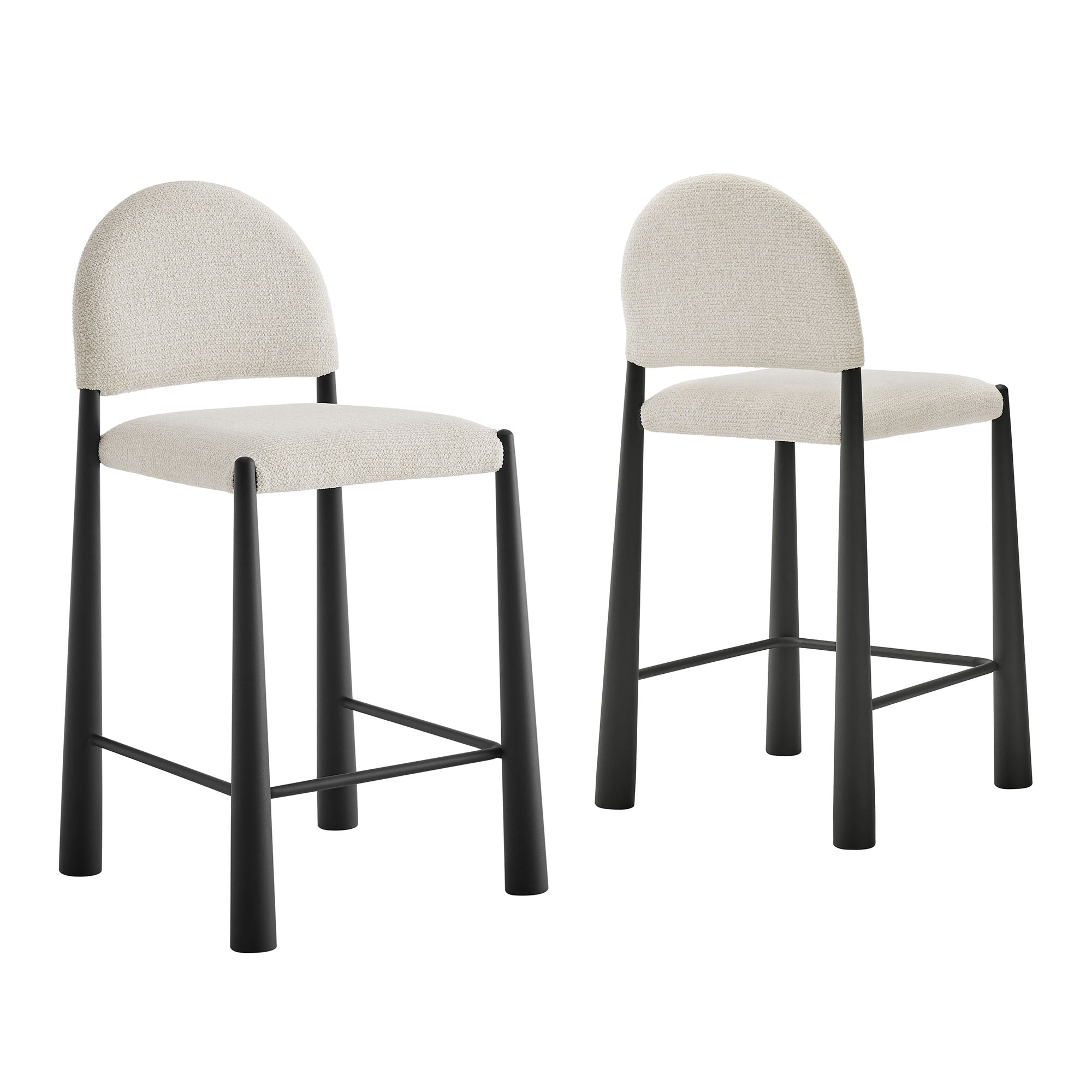 Modway EEI-7801 Hayley Upholstered Fabric Counter Stools Set of 2