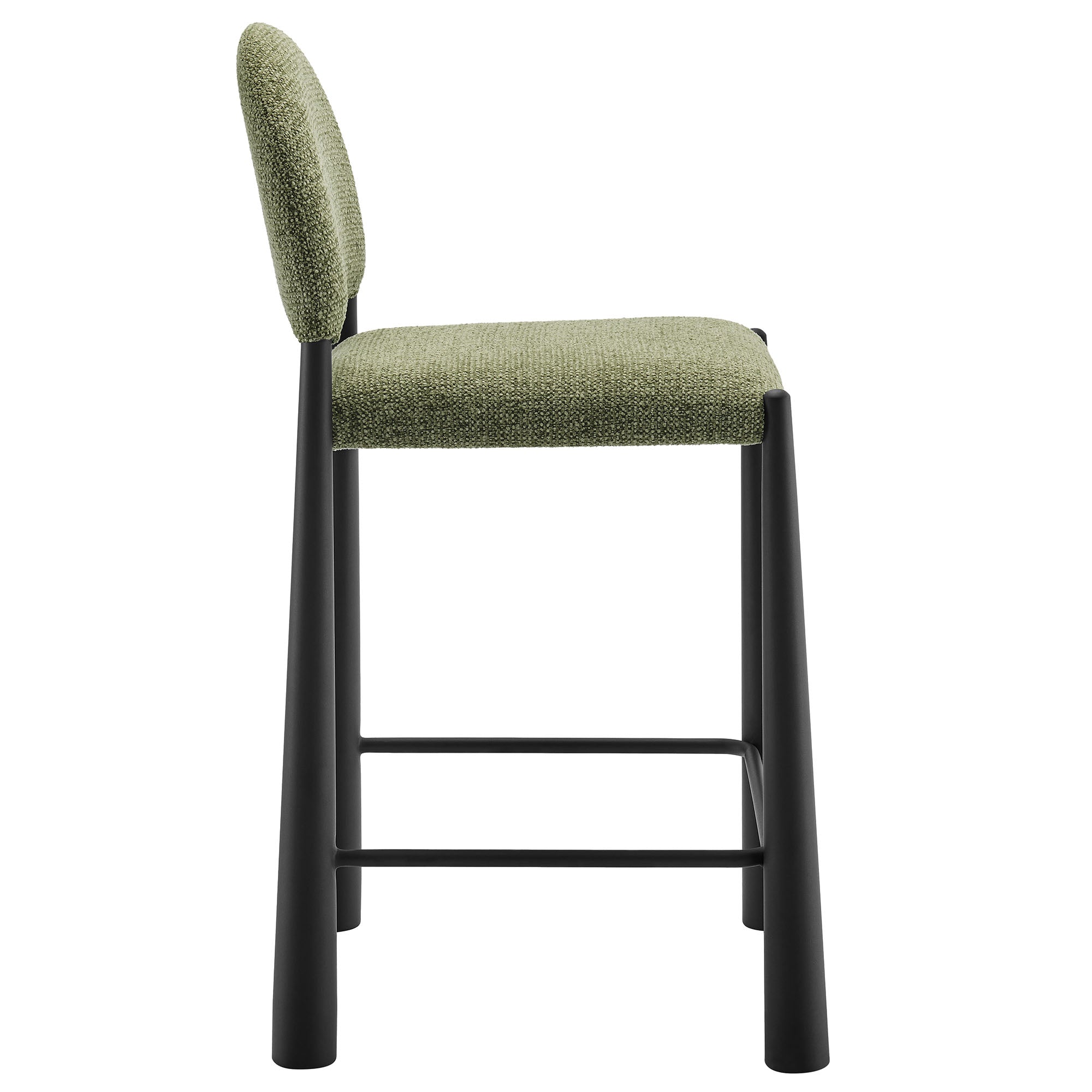 Modway EEI-7801 Hayley Upholstered Fabric Counter Stools Set of 2