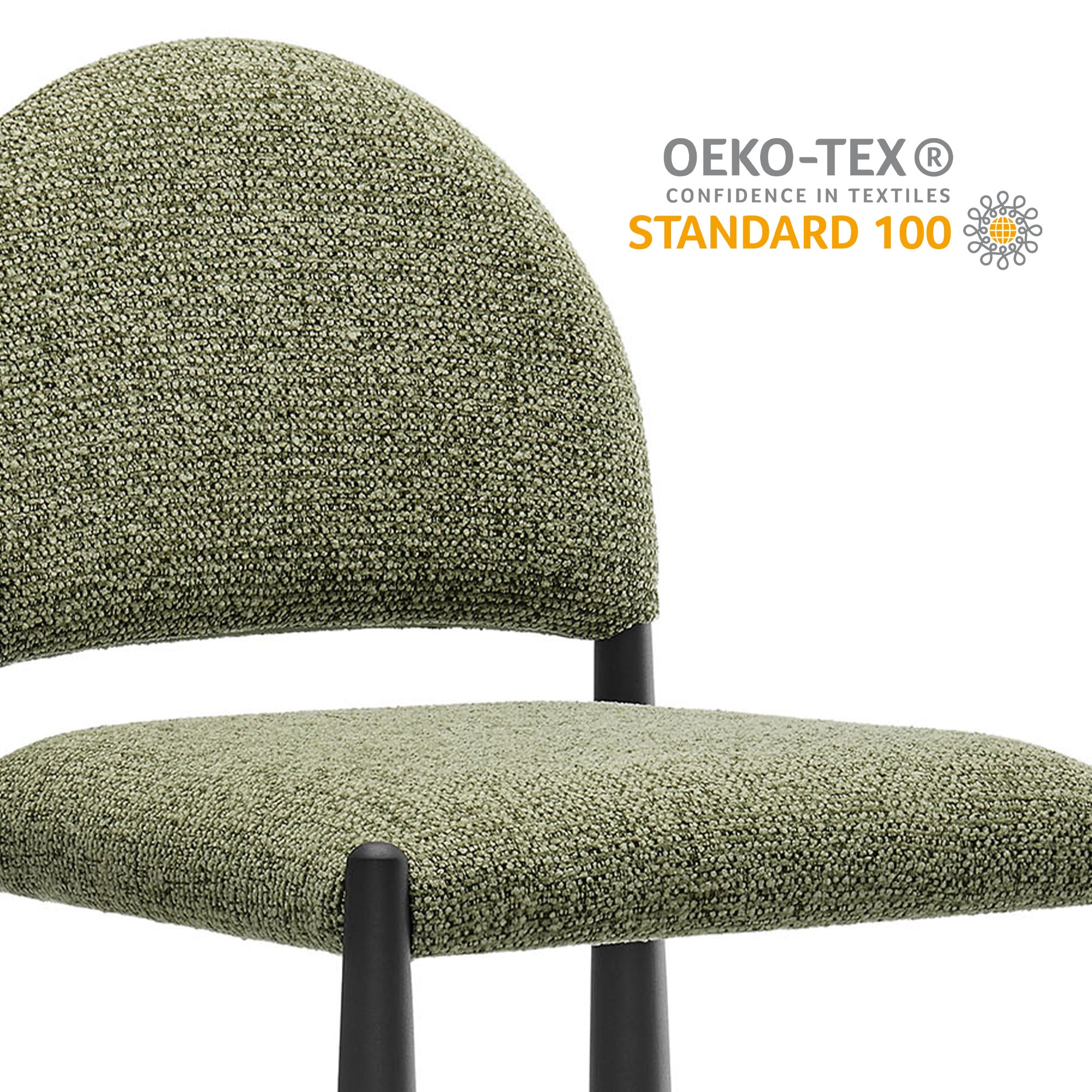 Modway EEI-7801 Hayley Upholstered Fabric Counter Stools Set of 2
